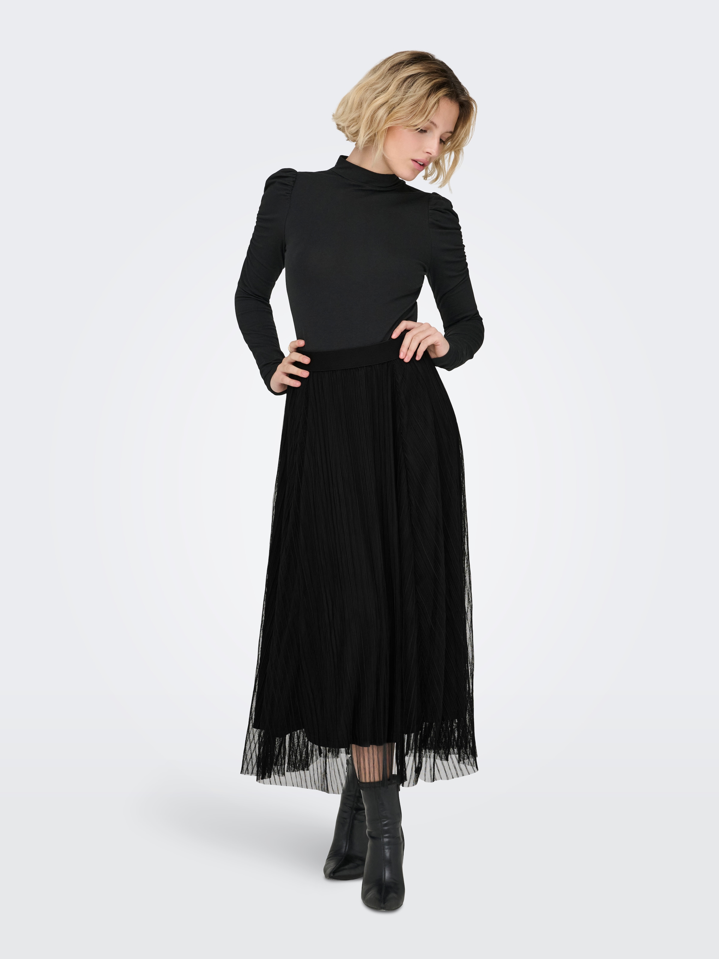 ONLY Maxirock »ONLLAVINA SKIRT JRS« Polyester