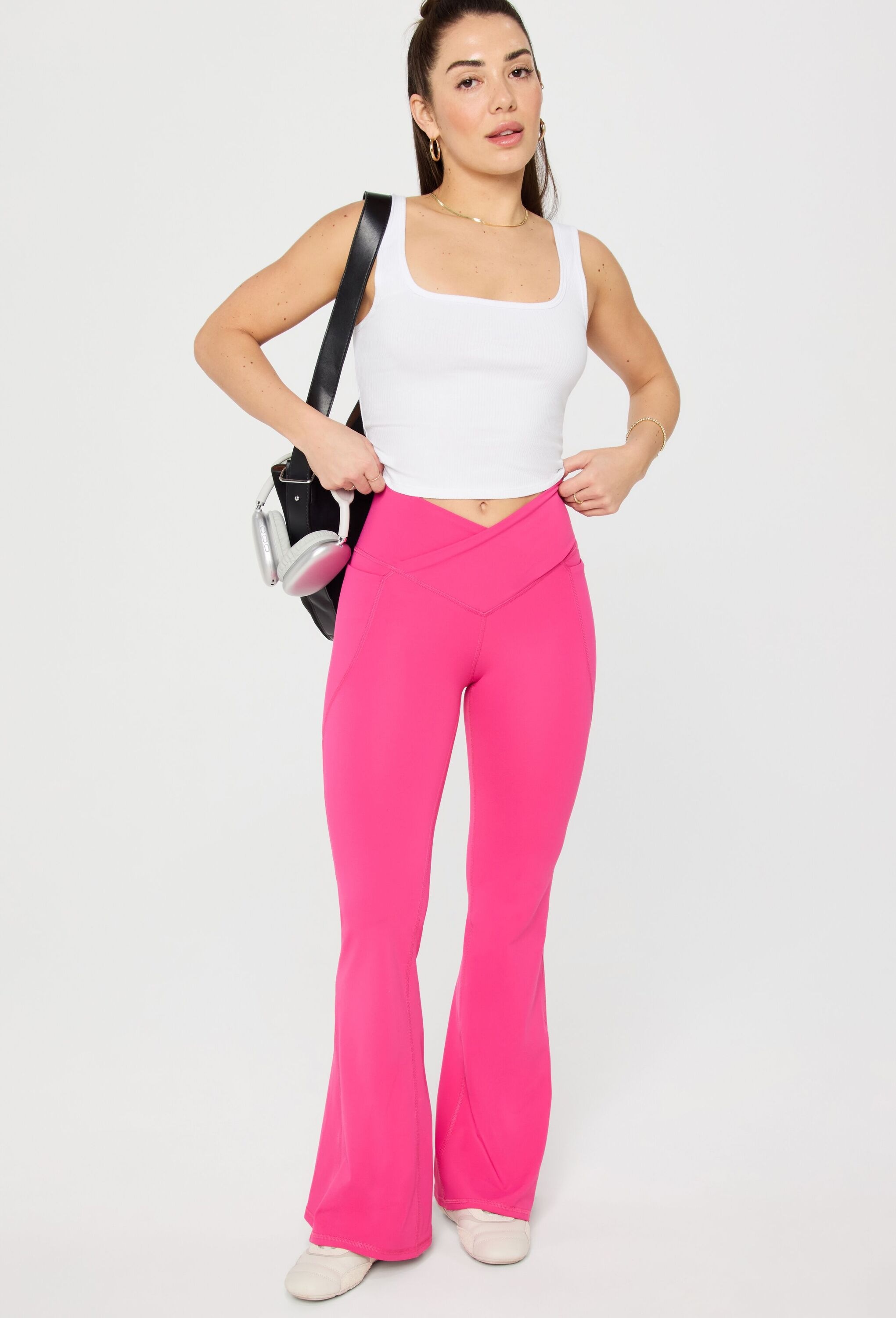 Fabletics Shirttop »Fabletics Top Daily Rib« mit eckigem Ausschnitt