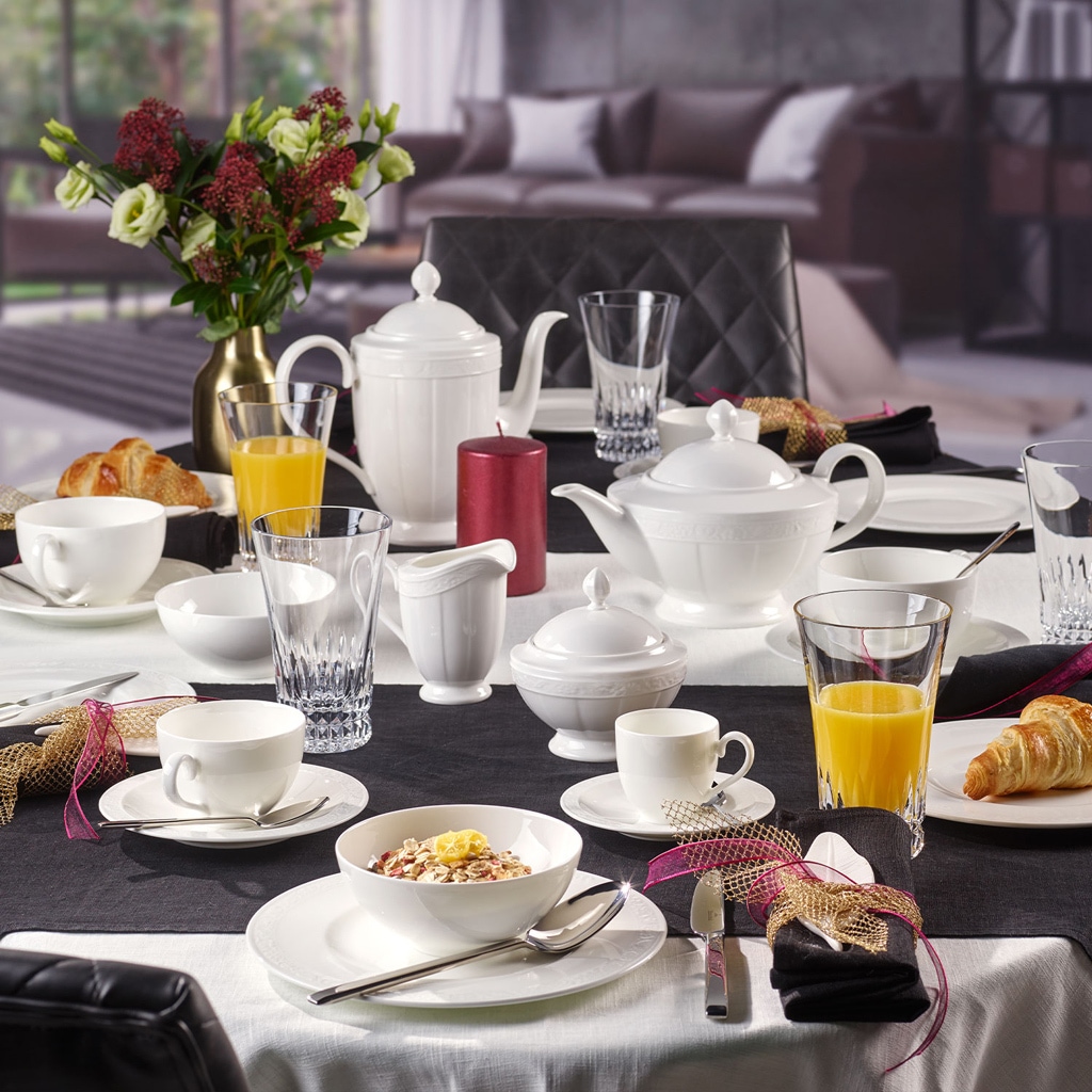 Villeroy & Boch Zuckerstreuer »Zuckerdose White Pearl ø 11,7 cm weiß«