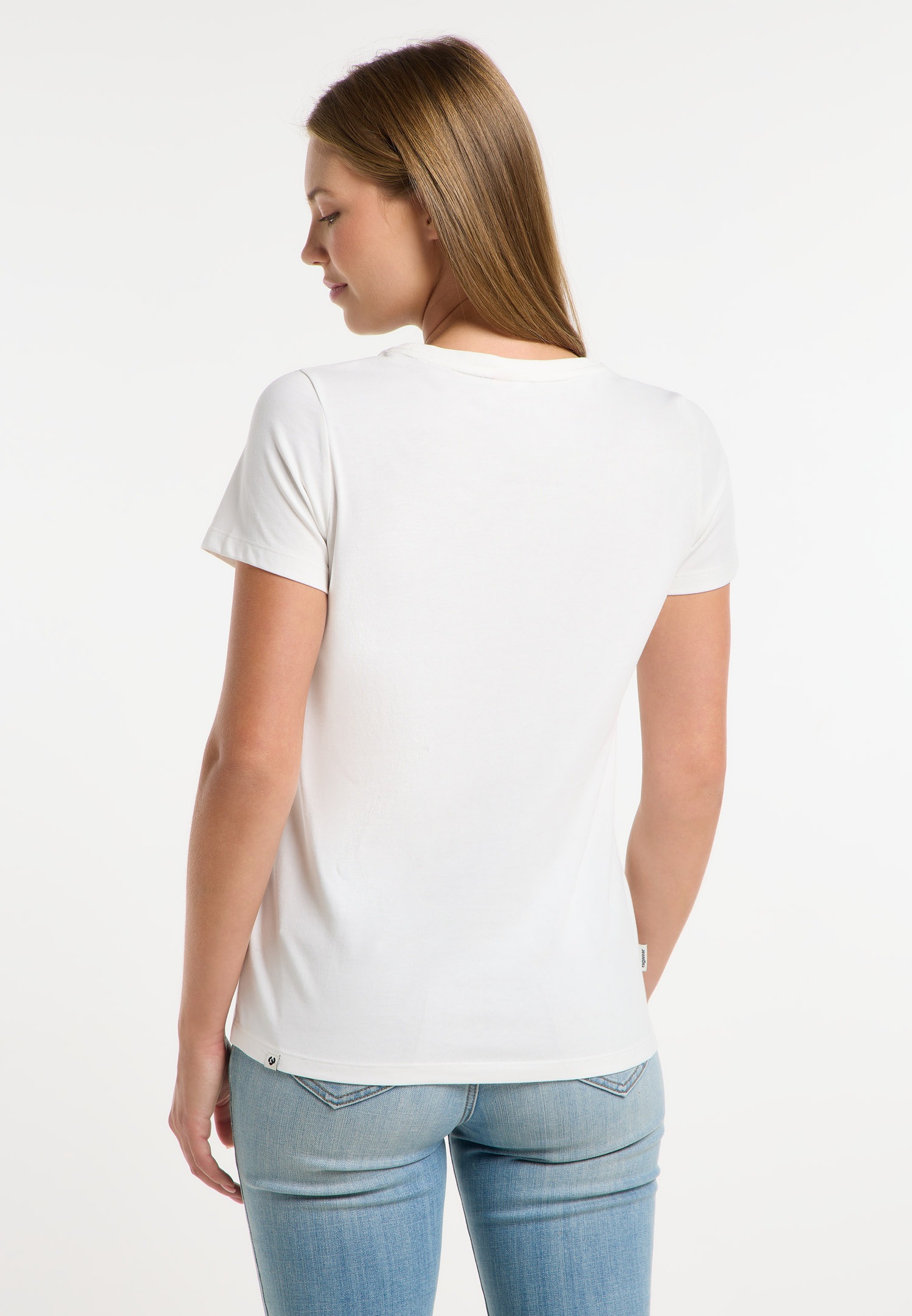 Ragwear Kurzarmshirt »ADORI A« mit Rundhalsausschnitt, ohne Verschluss, aus Baumwolle und Polyester
