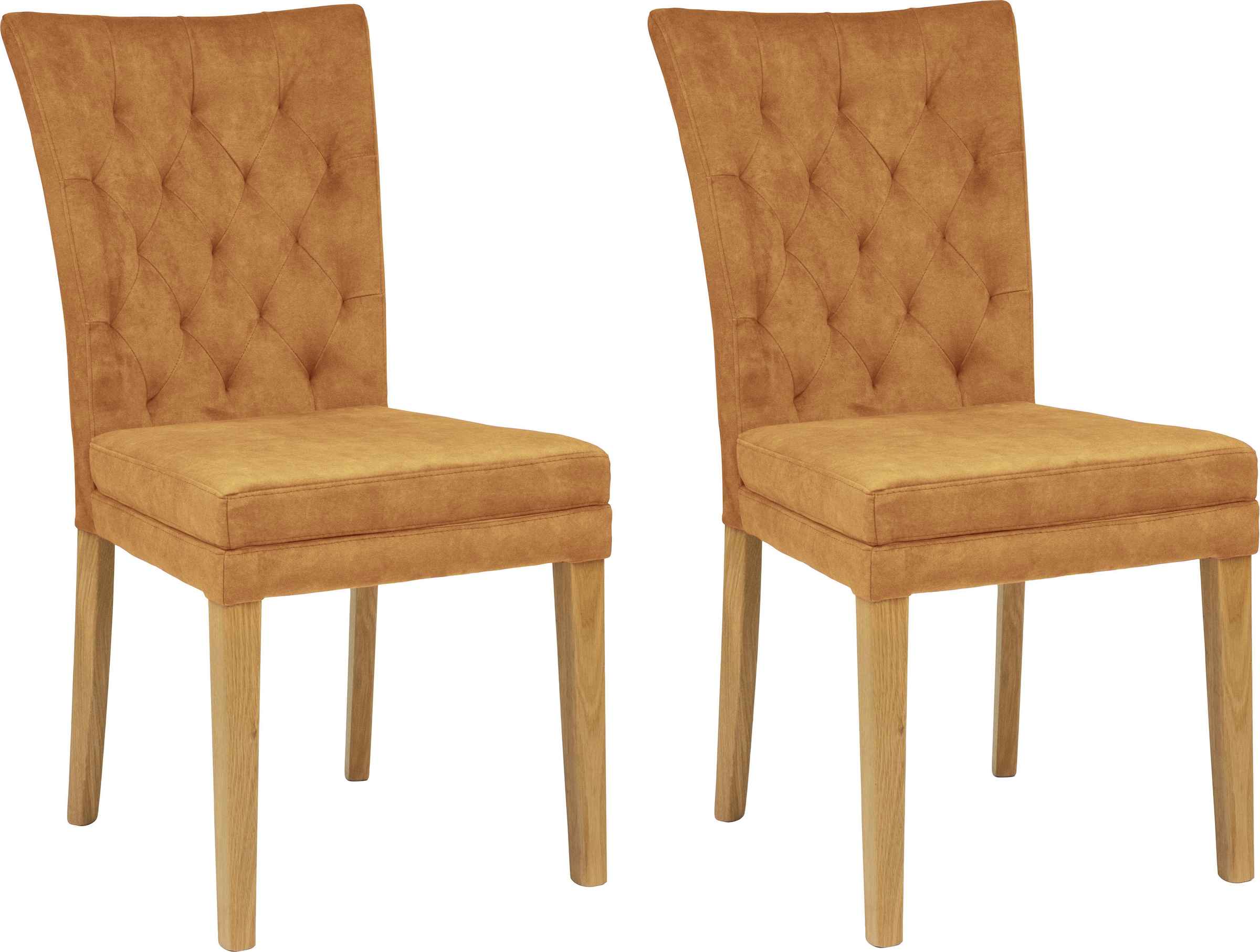 Home affaire Esszimmerstuhl "Colorado" (Set) 2 Stk.Beine in eiche oder nussbaum. Im 2er, 4er oder 6er-Set
