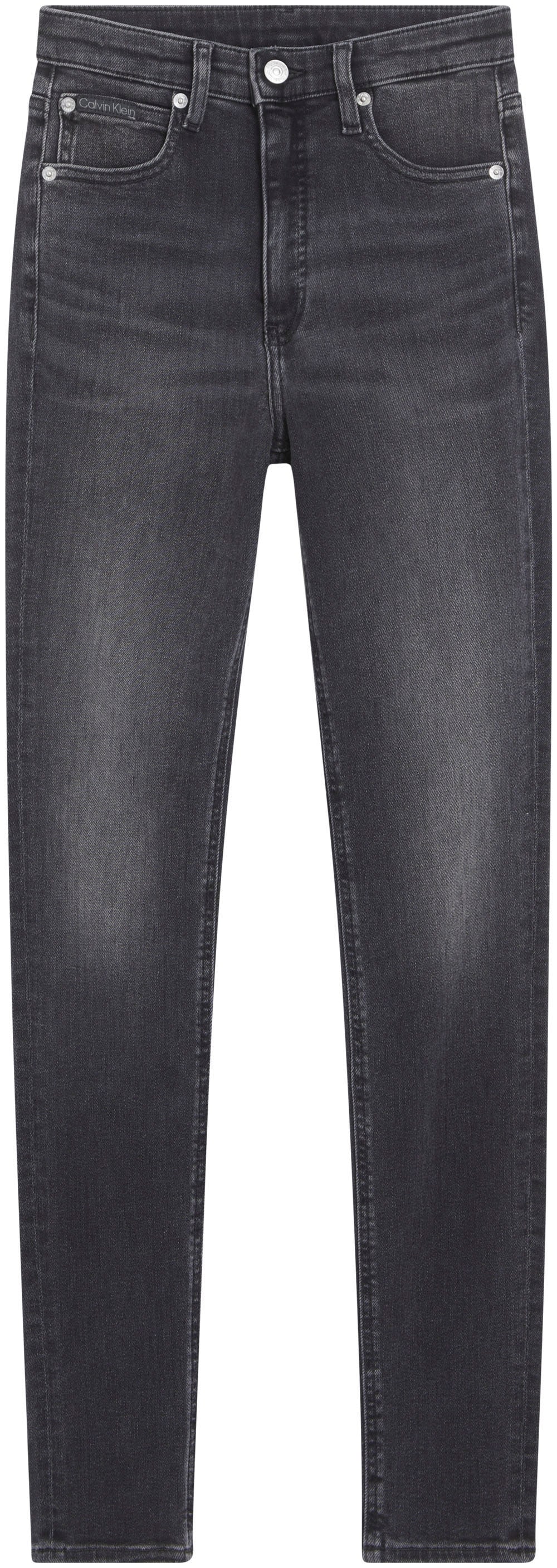 Calvin Klein Jeans Skinny-fit-Jeans »HIGH RISE SKINNY«, mit Coinpocket, leichte Stoned wash Optik