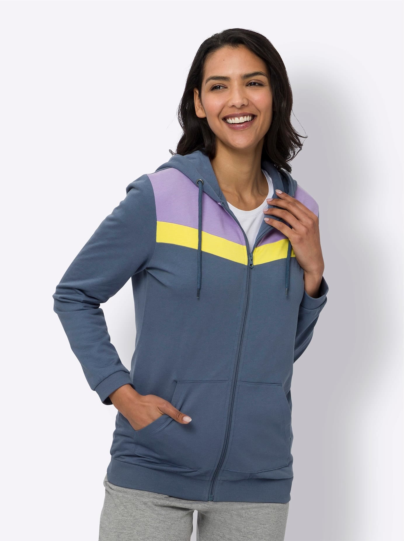 Kapuzensweatjacke