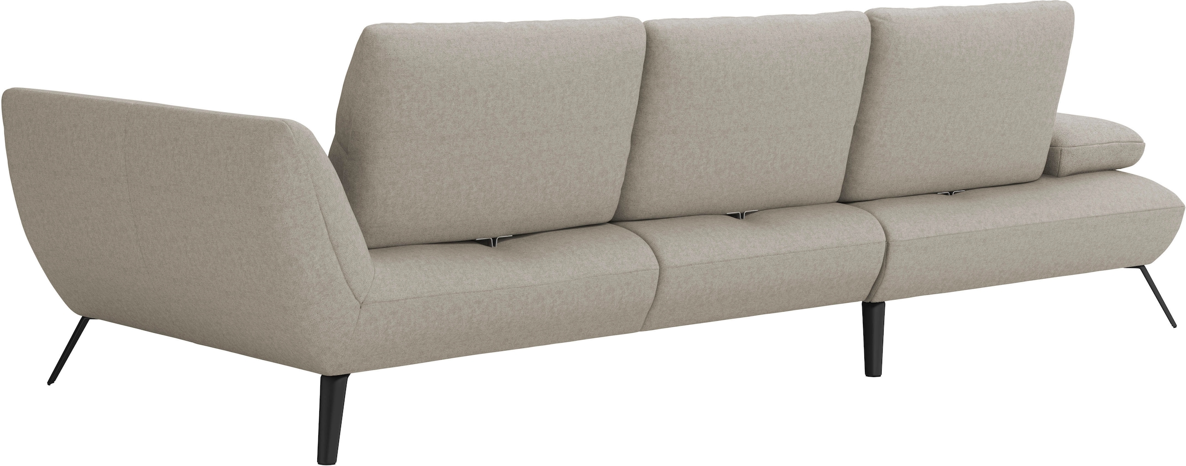Places of Style Ecksofa »Mikado L-Form«, inkl. Sitztiefenverstellung und Armteilverstellung