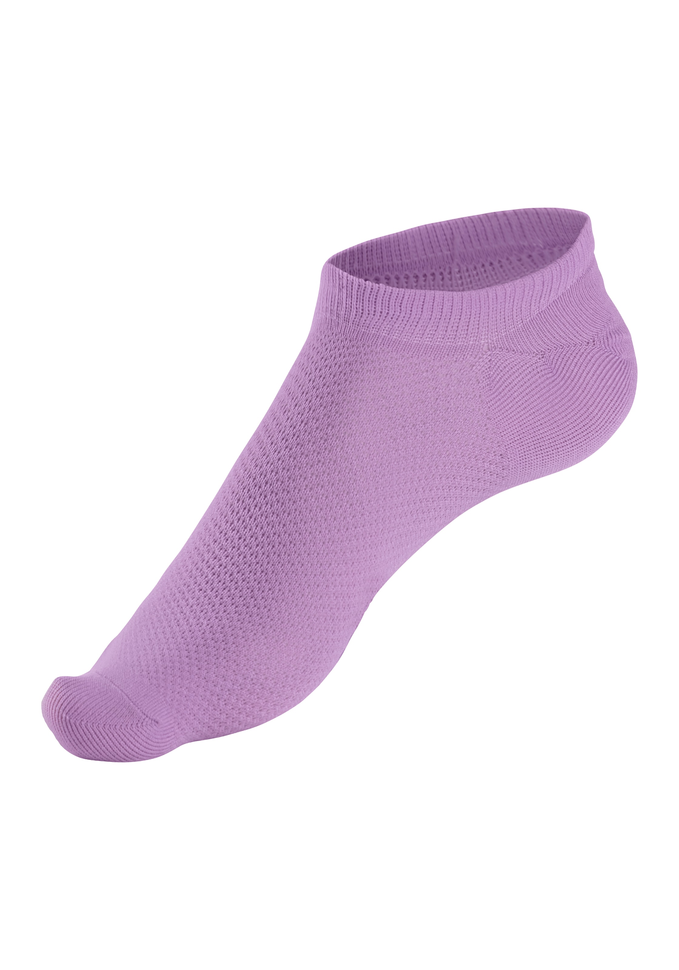 LASCANA ACTIVE Sneakersocken, (Packung, 7 Paar), mit Pikeestruktur und Silicon