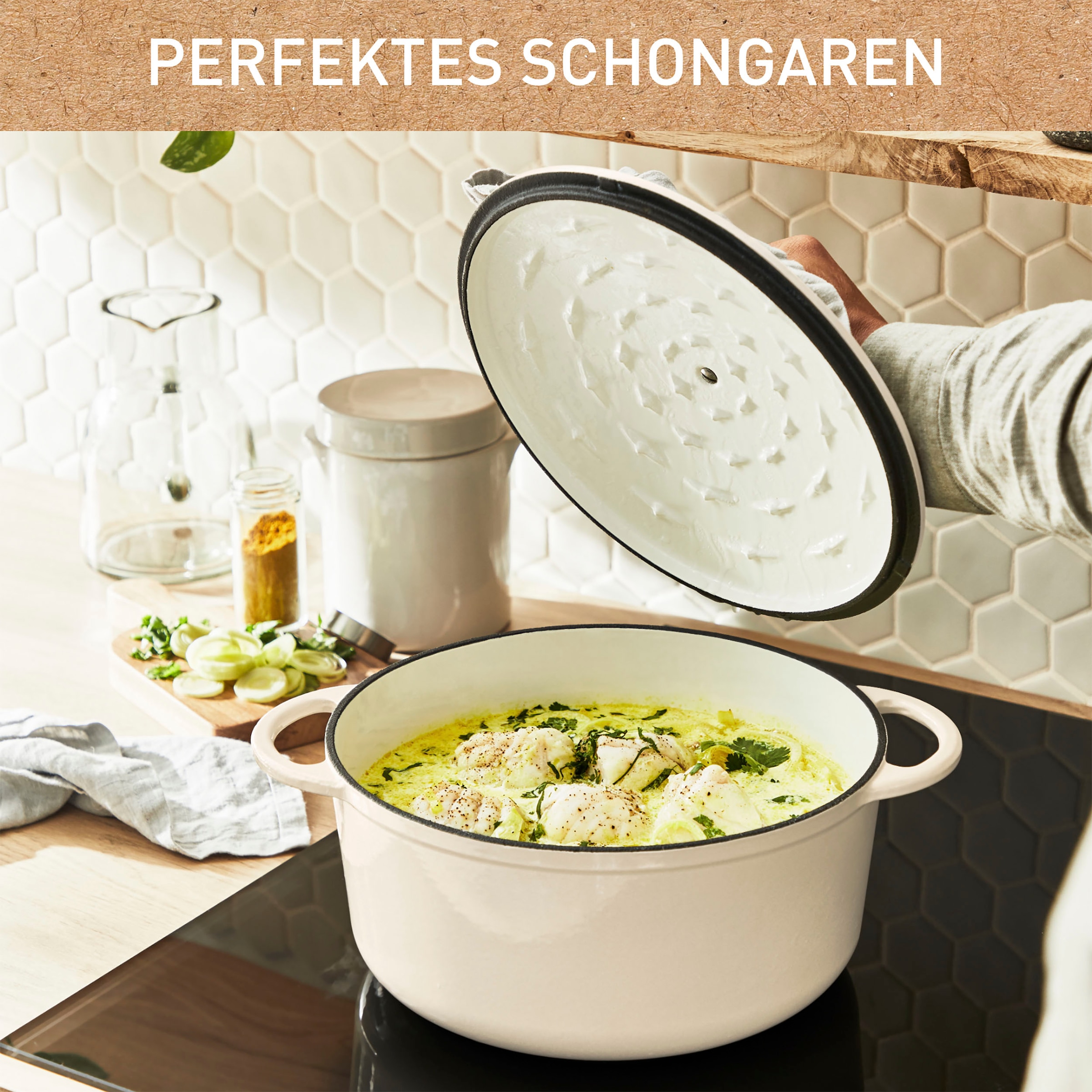 Tefal Kochtopf »LOV« 1 Stk. tlg. Gusseisen