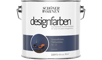 SCHÖNER WOHNEN-Kollektion Wandfarbe »Designfarben«, hochdeckende Premium-Wandfarbe,... kaufen