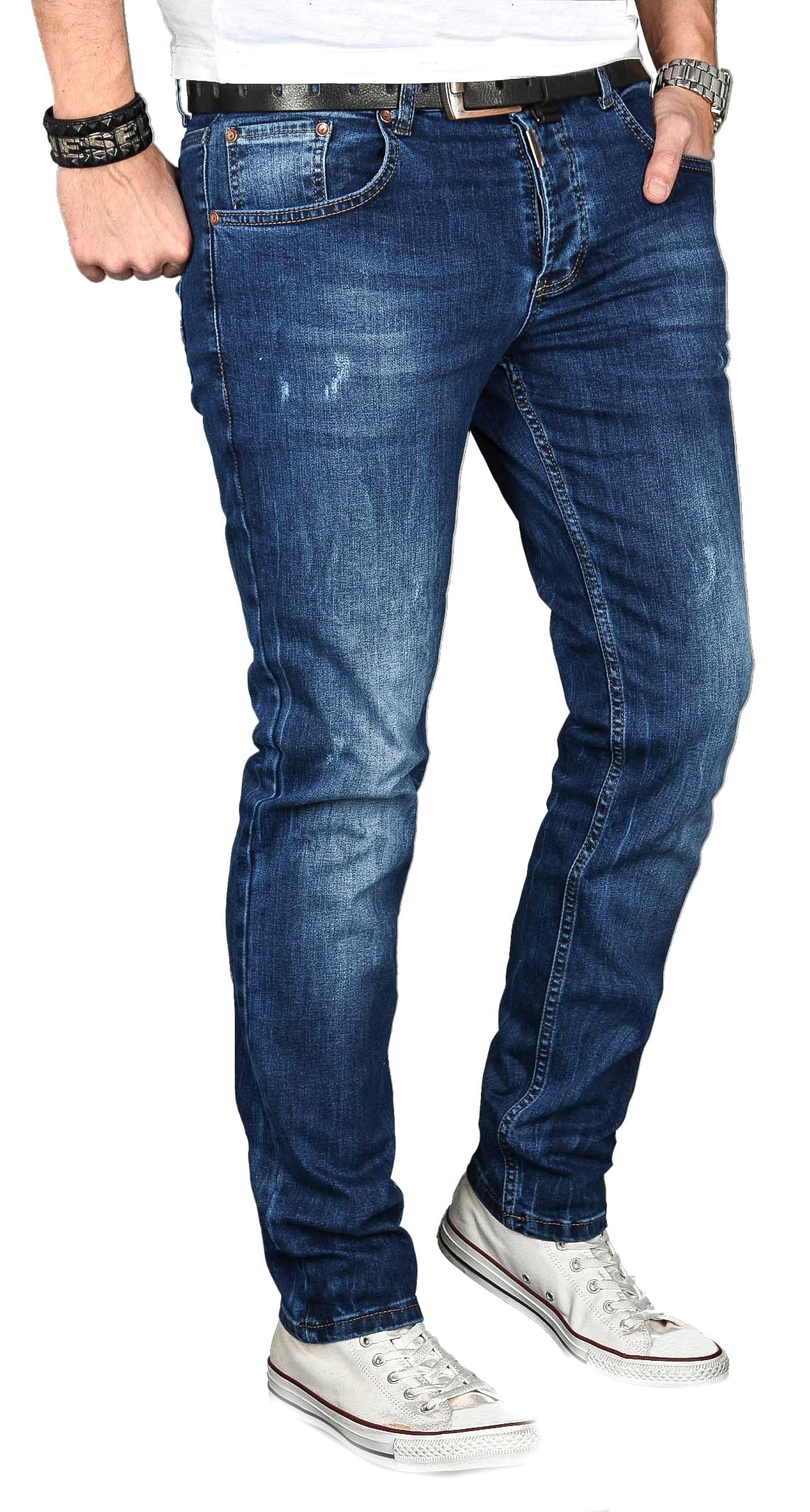 Alessandro Salvarini Regular-fit-Jeans »A. Salvarini Herren Jeans Salvarini-Basic3«
