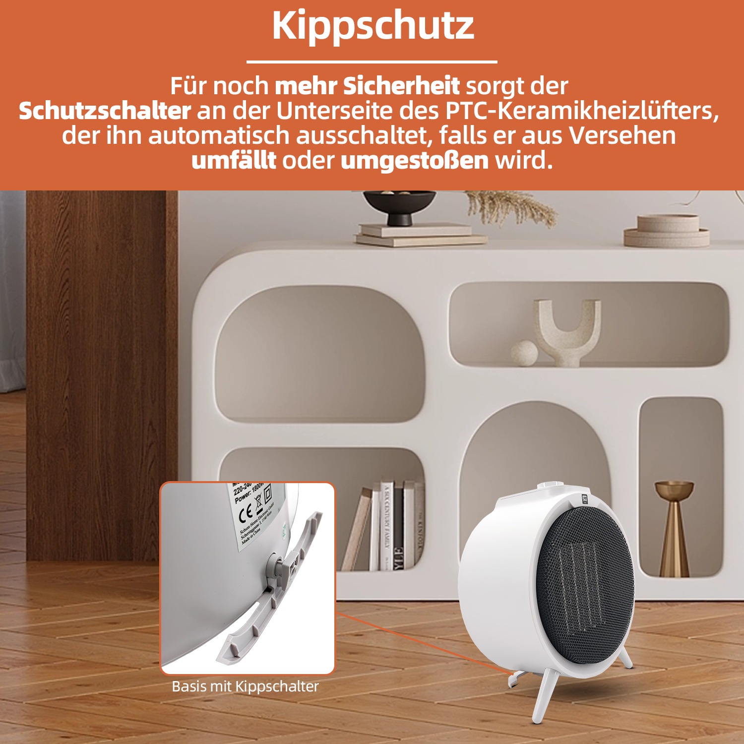 SHX Heizlüfter »SHX59PTC1800«, 1800 W, PTC-Keramik, 1800W
