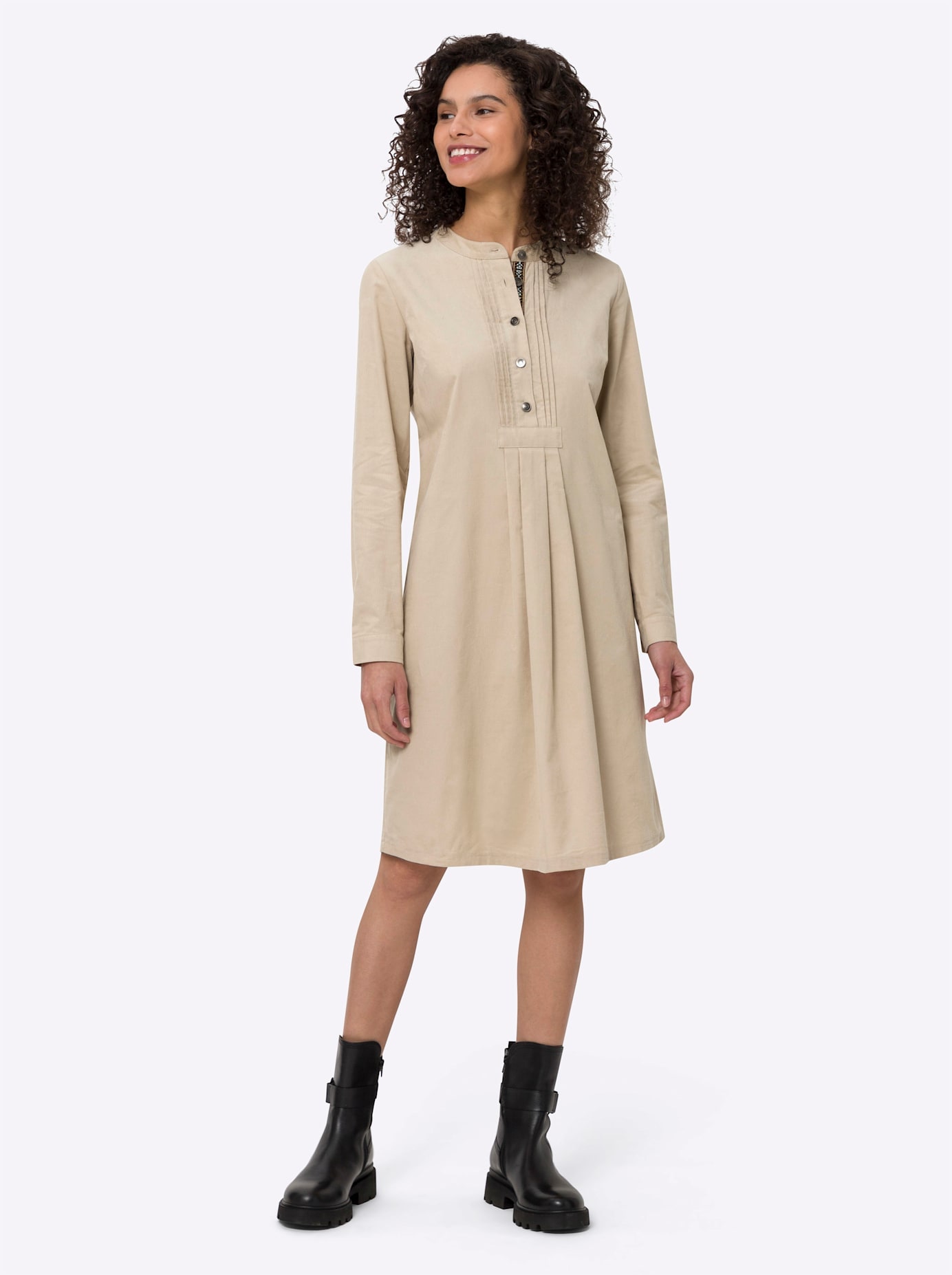 heine A-Linien-Kleid »Cord-Kleid«
