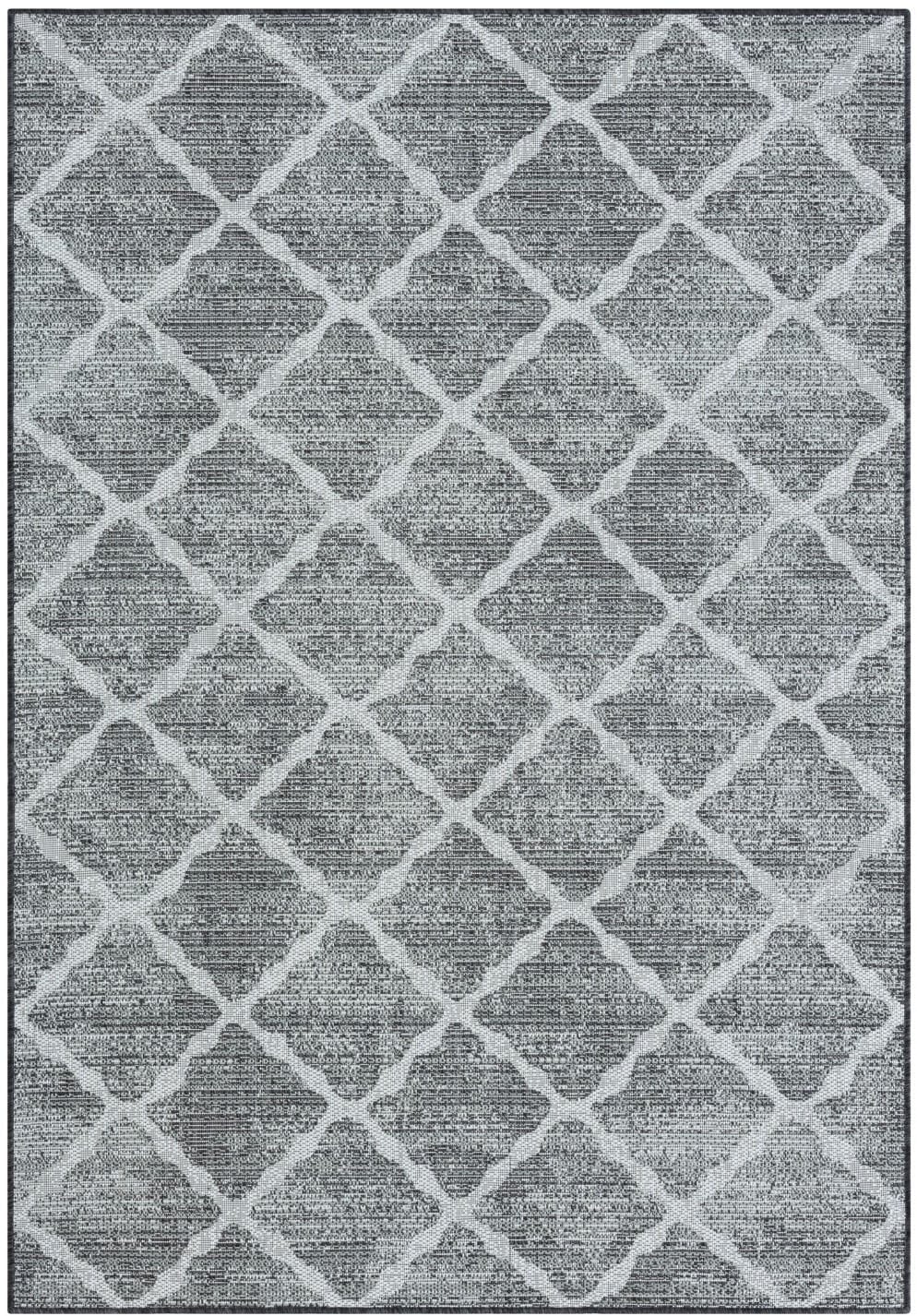 Myflair Möbel & Accessoires Teppich »Astral, LAGERRÄUMUNG!« rechteckig 6 mm Höhe modernes Rauten Design, Outdoor geeignet, Balkon, Terrasse