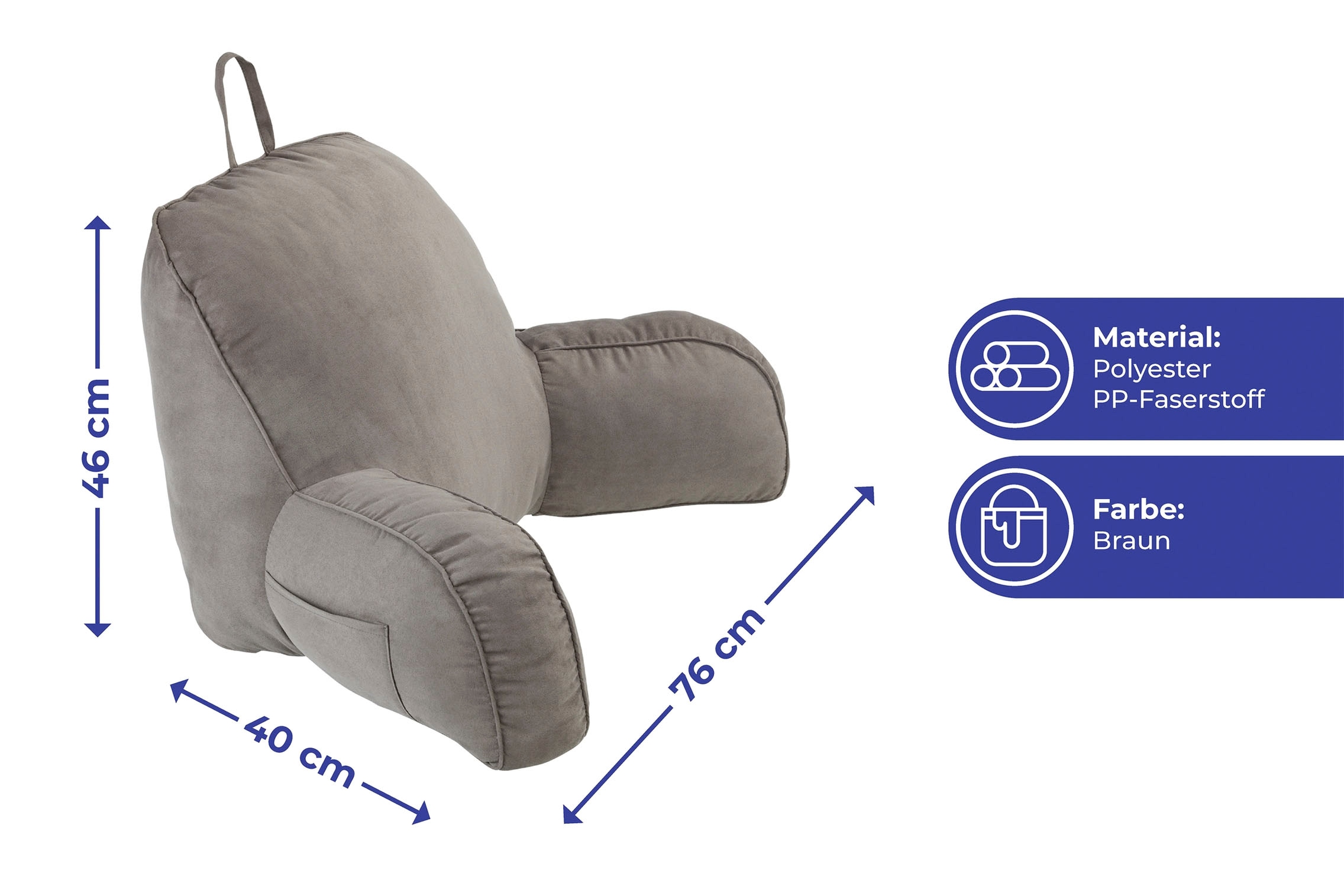 Maximex Rückenkissen »mit Wärme- und Kälte-Effekt« mit Tragegriffen