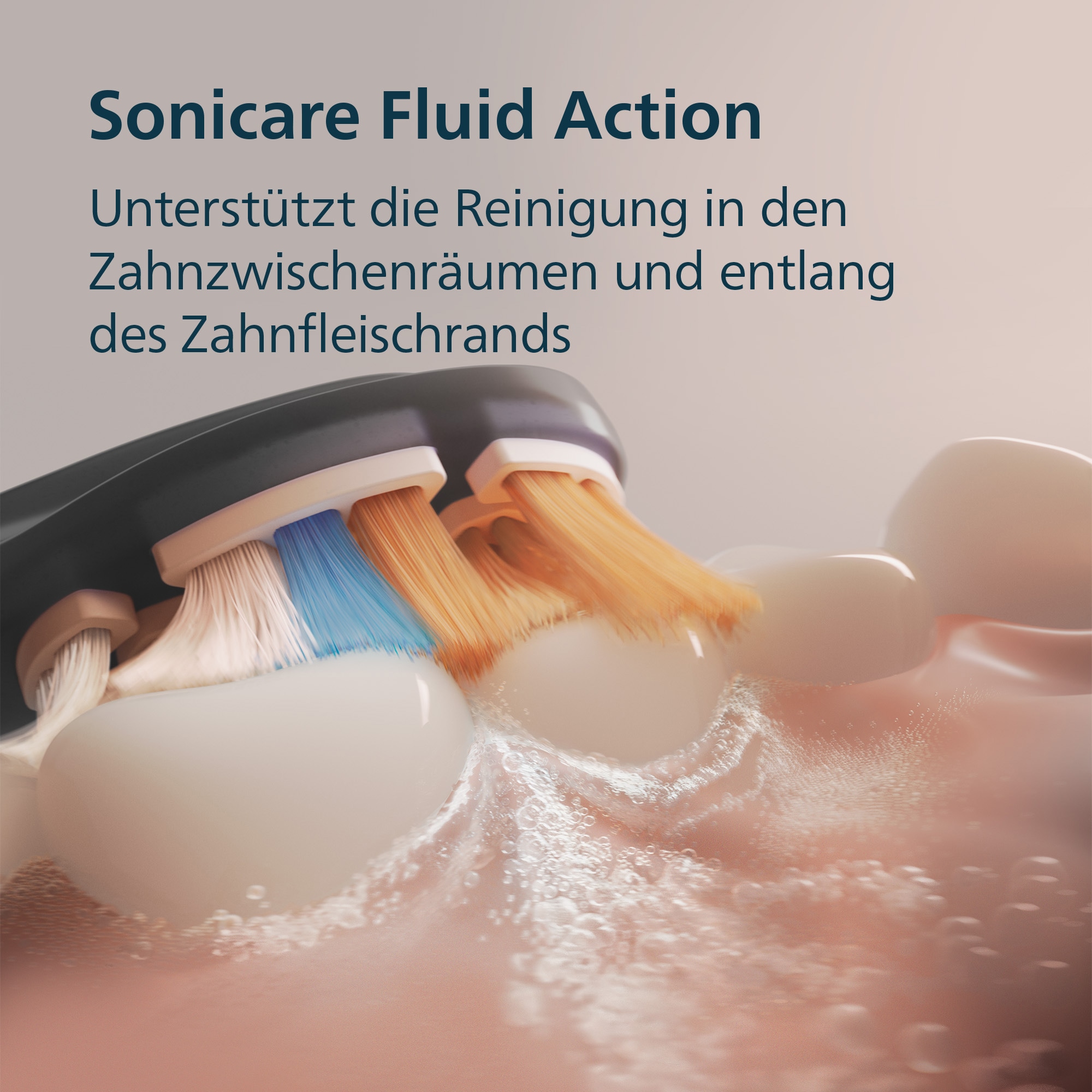 Philips Sonicare Elektrische Zahnbürste »DiamondClean 9400, HX9917« 2 Stk. Aufsteckbürsten mit integriertem Drücksensor, 4 Putzprogramme und 3 Intensitätsstufen
