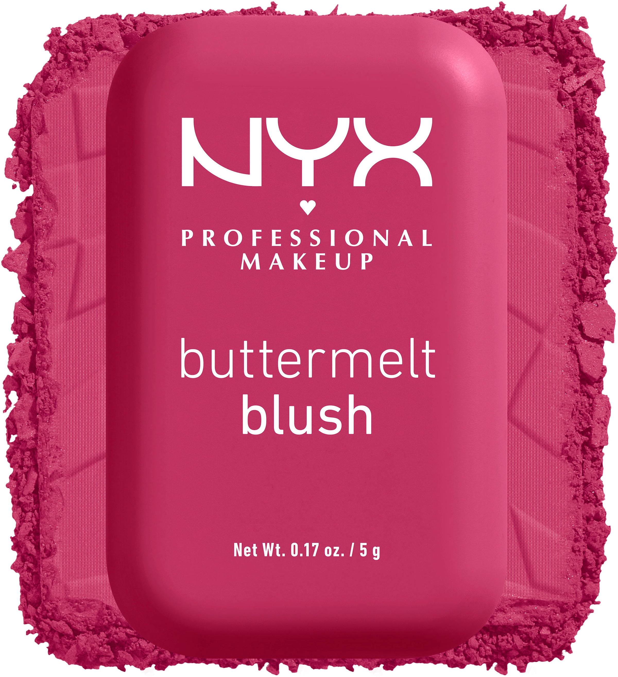 NYX Rouge »Makeup Buttermelt Blush«, Cremige, leichte Textur, variable Deckkraft, pflegende Formel.