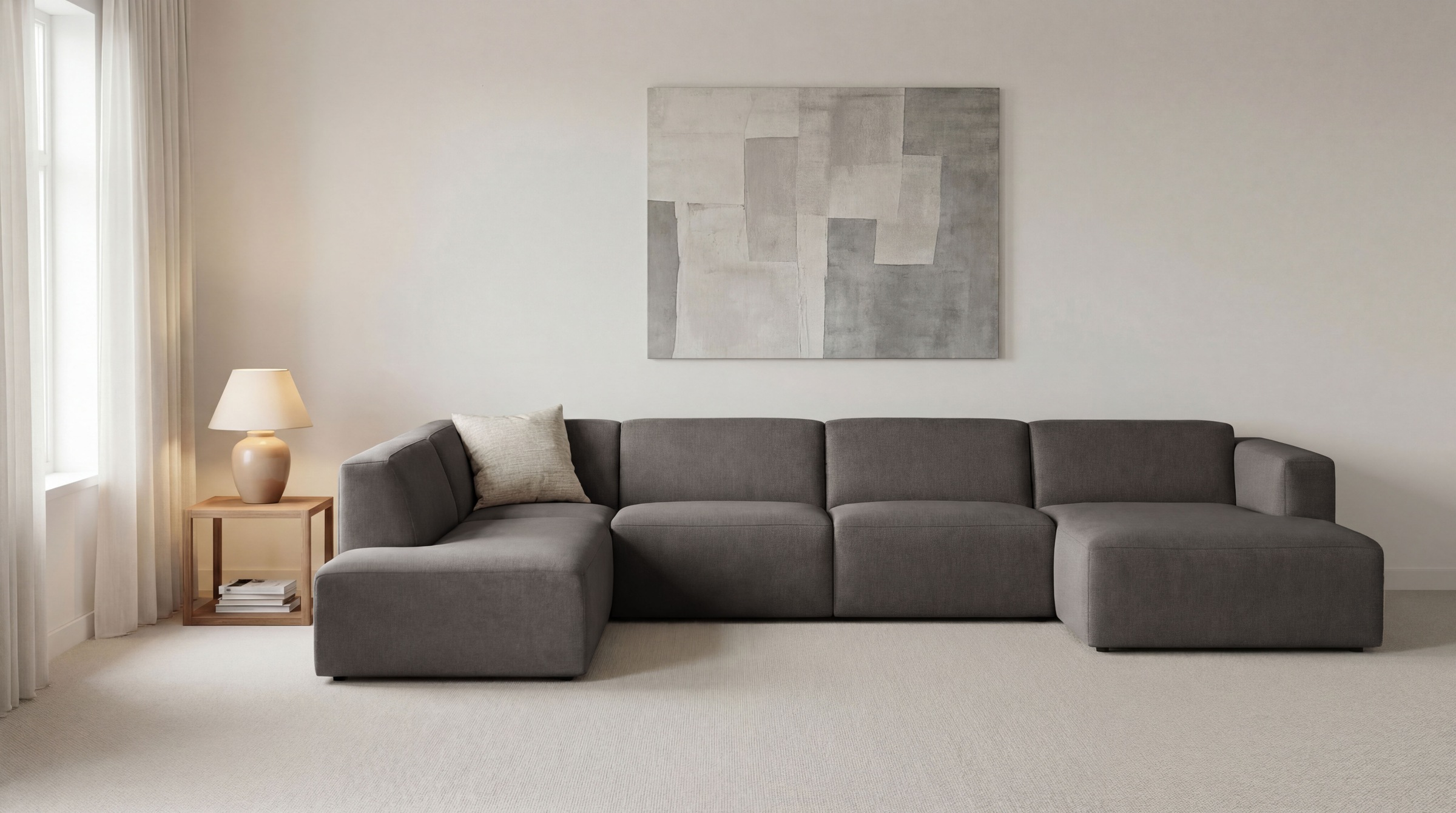 OTTO home Wohnlandschaft »Kelani« mit dekorativer Knopfsteppung an den Armlehnen