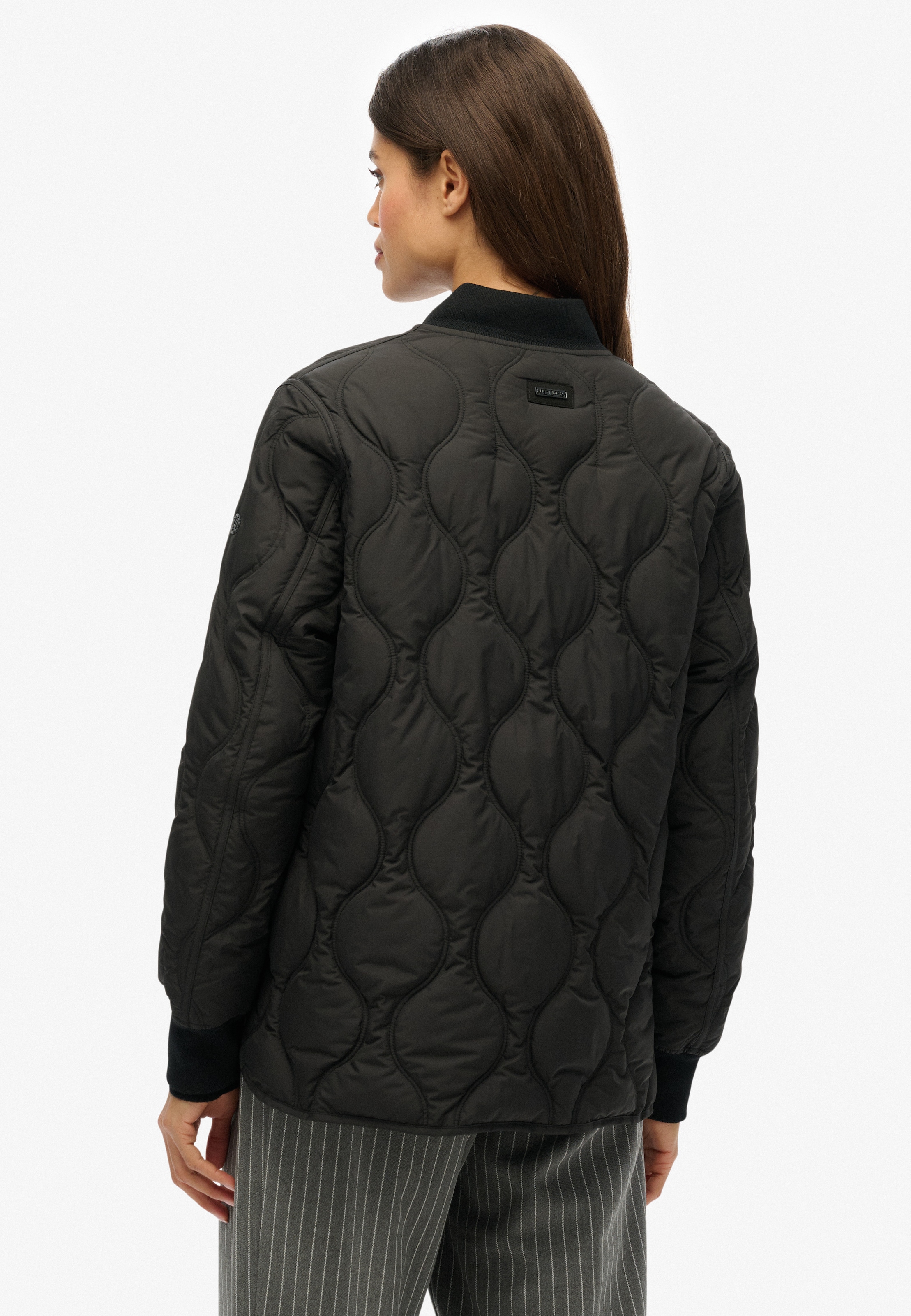 Superdry Steppjacke »SHORT QUILTED LINER JACKET« ohne Kapuze
