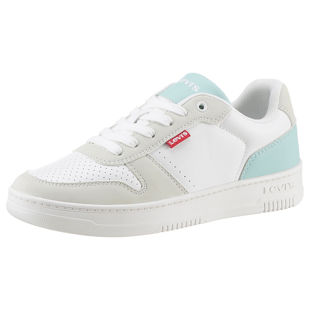 Levi's® Plateausneaker »DRIVE S«, mit Kontrastbesätzen, Freizeitschuh, Halbschuh, Schnürschuh