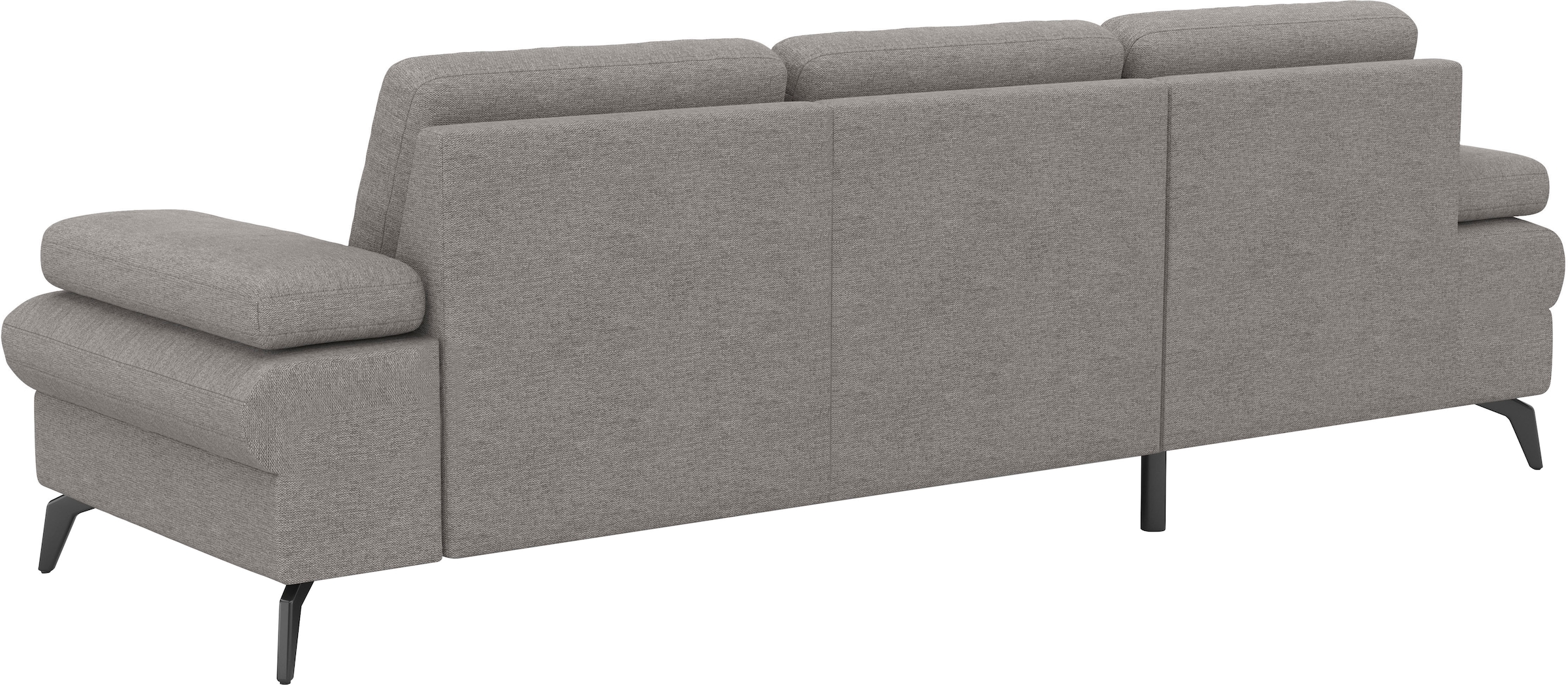 sit&more Ecksofa »Morris Jubi L-Form«, inkl. Armteilfunktion und 1 Zierkissen, wahlweise mit Bettfunktion