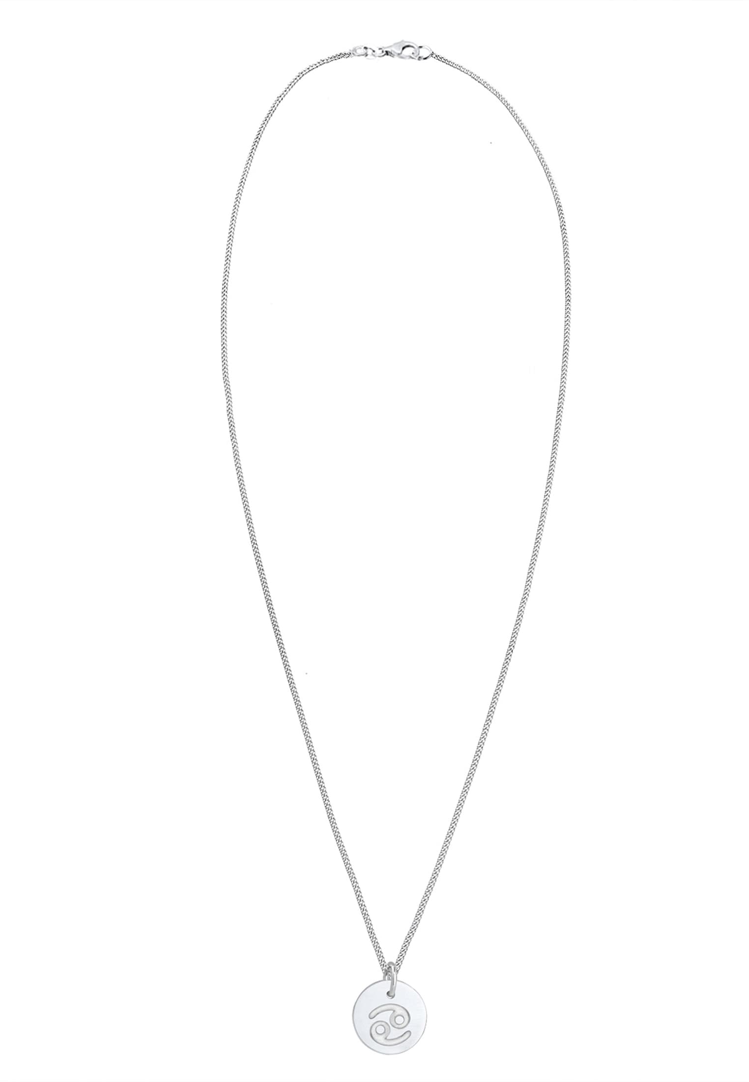 Elli Kette mit Anhänger »Halskette Sternzeichen Krebs 925 Sterling Silber«