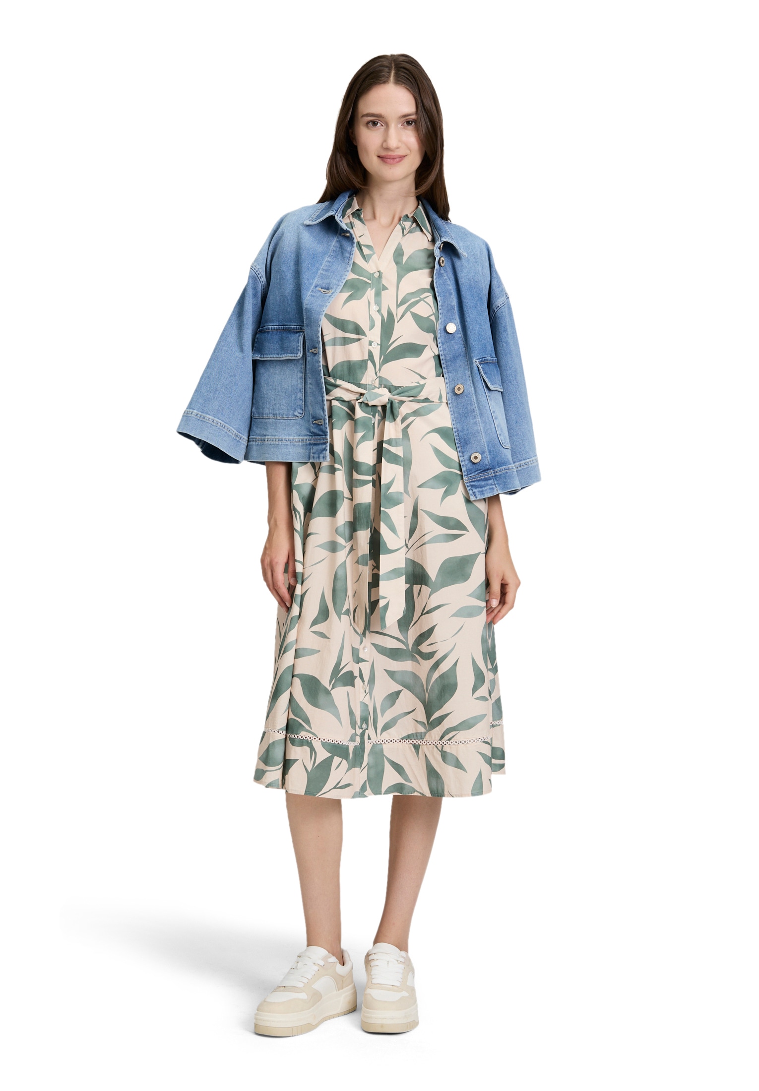 Betty&Co Hemdblusenkleid »Hemdblusenkleid mit Print«