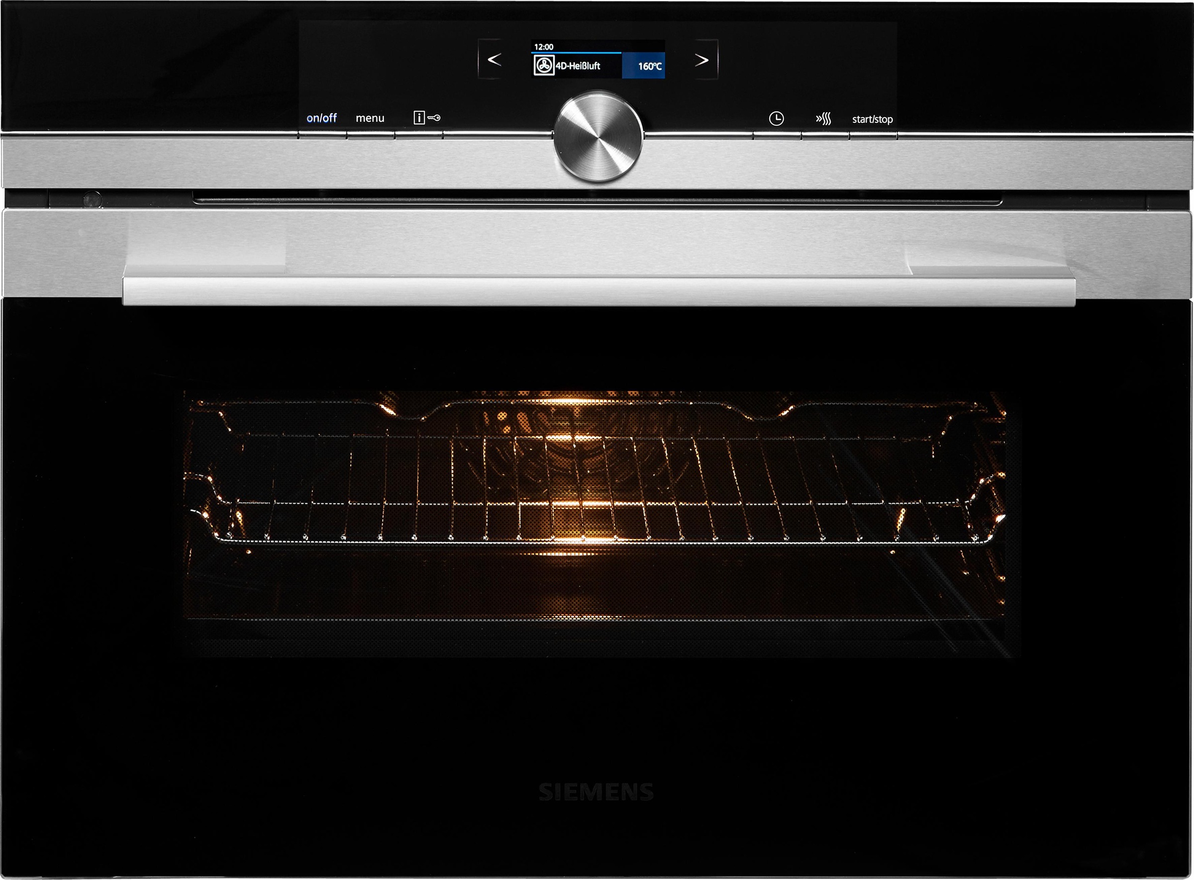 SIEMENS Backofen mit Mikrowelle  »CM676G0S1«, Pyrolyse-Selbstreinigung, Pyrolyse-Selbstreinigung