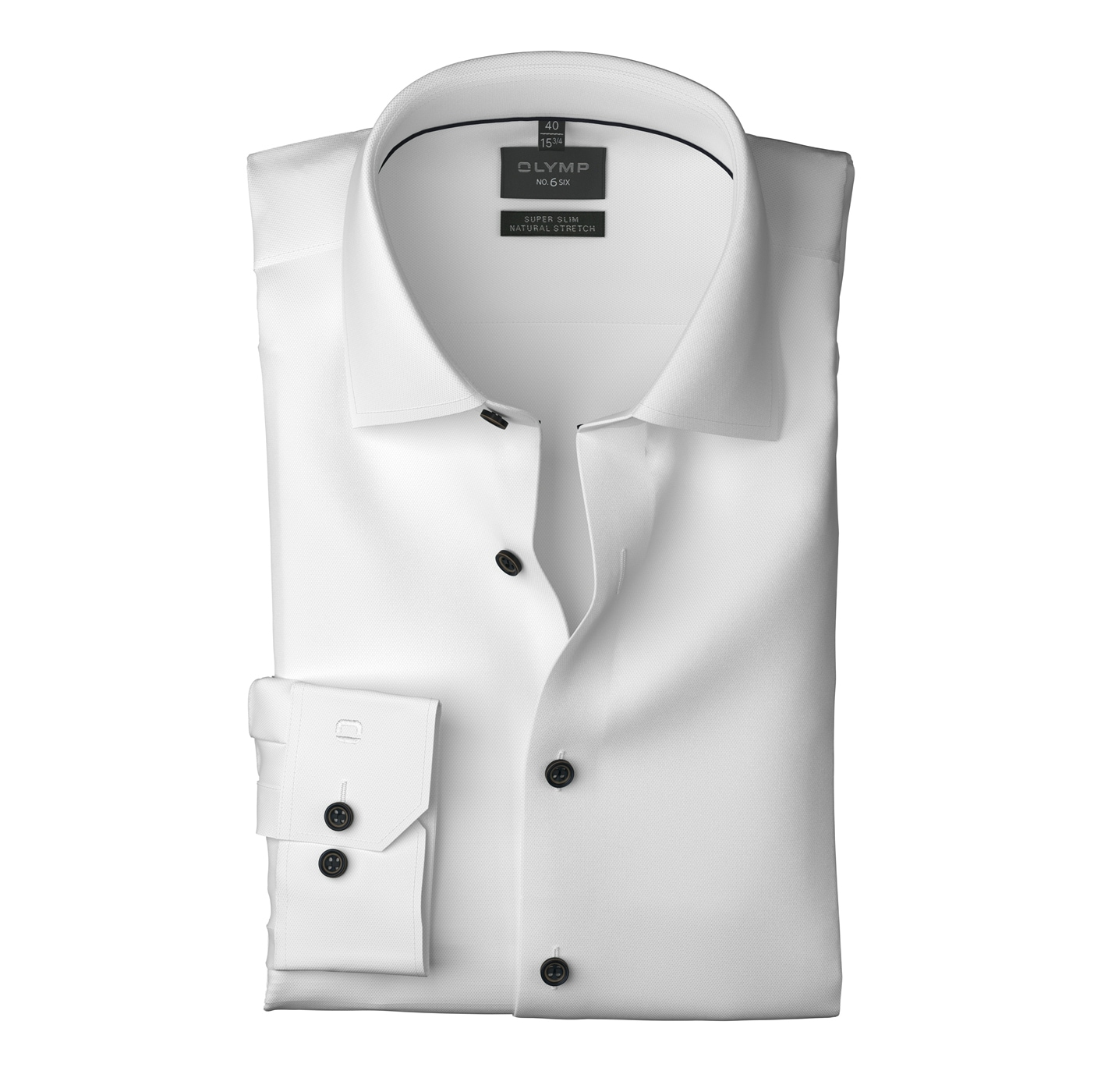 OLYMP Langarmhemd »No 6« Businesshemd, super slim fit, New York Kentkragen