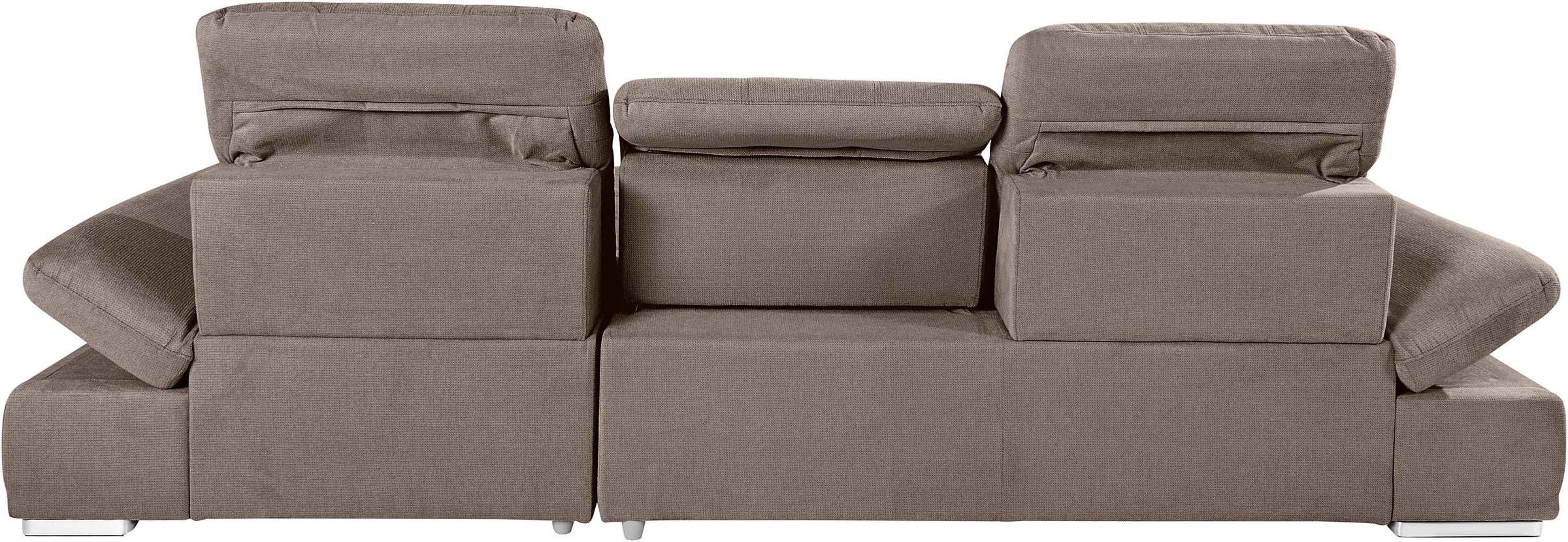 COTTA Ecksofa »Holiday L-Form mit Sitztiefen-, Armteil- und Kopfteilverstellung«, wahlweise mit Bettfunktion & Bettkasten