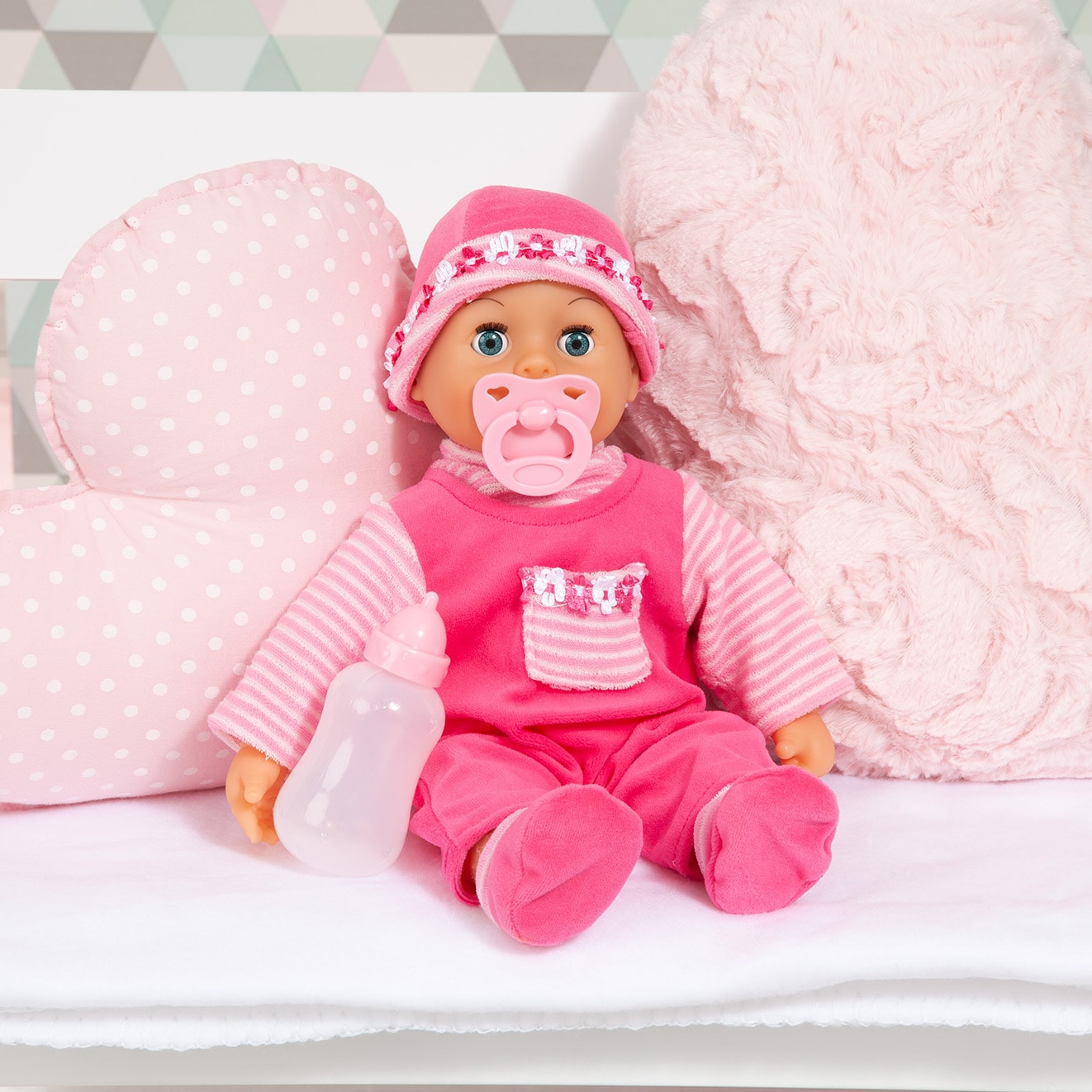 Bayer Babypuppe »First Words, pink«