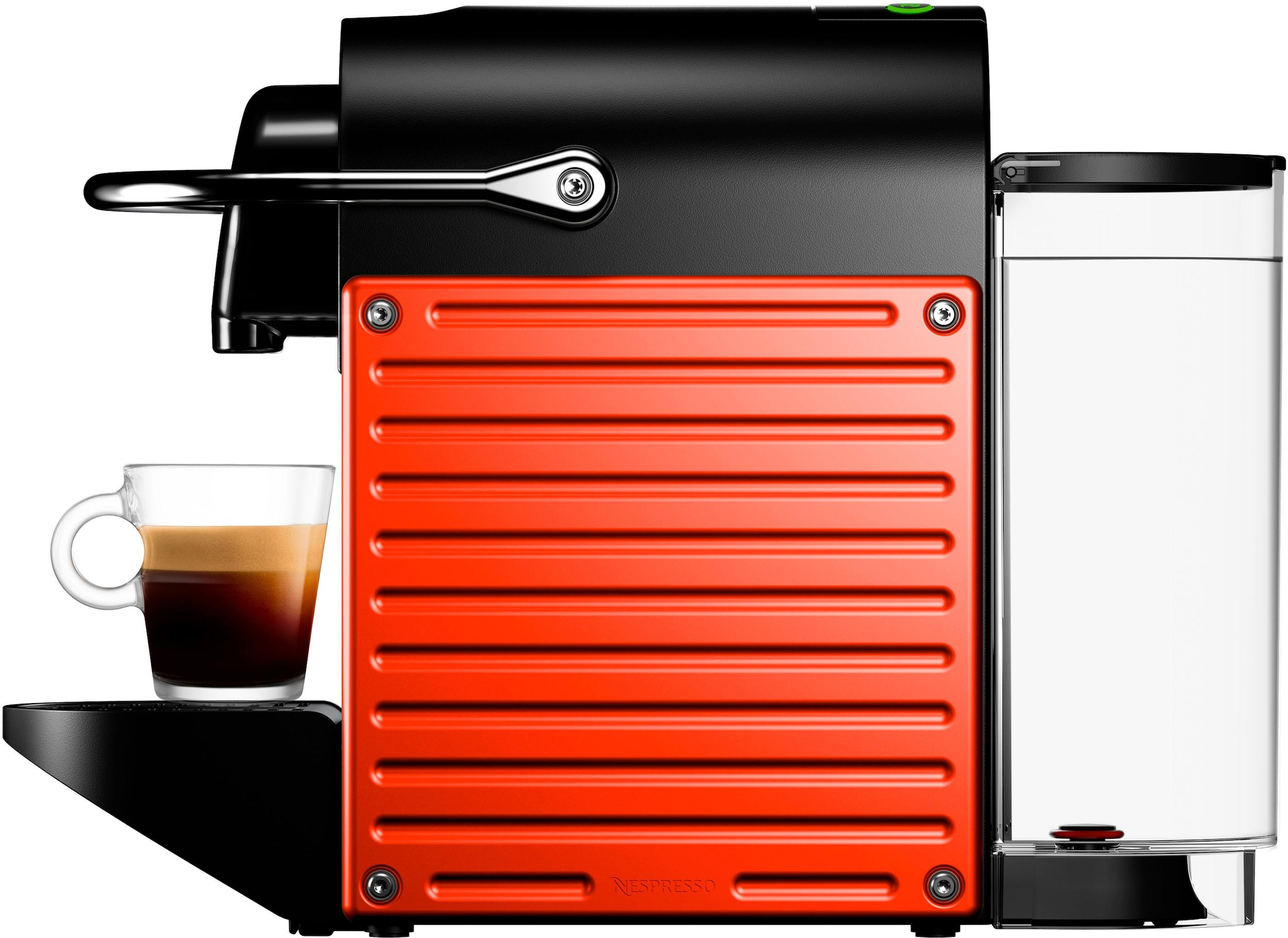 Nespresso Kapselmaschine »Pixie XN3045 mit Jahren mit 3 Kapseln XXL inkl. von Red«, Garantie 14 Willkommenspaket Krups