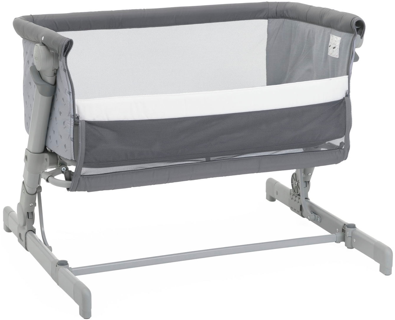 Chicco Beistellbett »next2me go, dark grey«