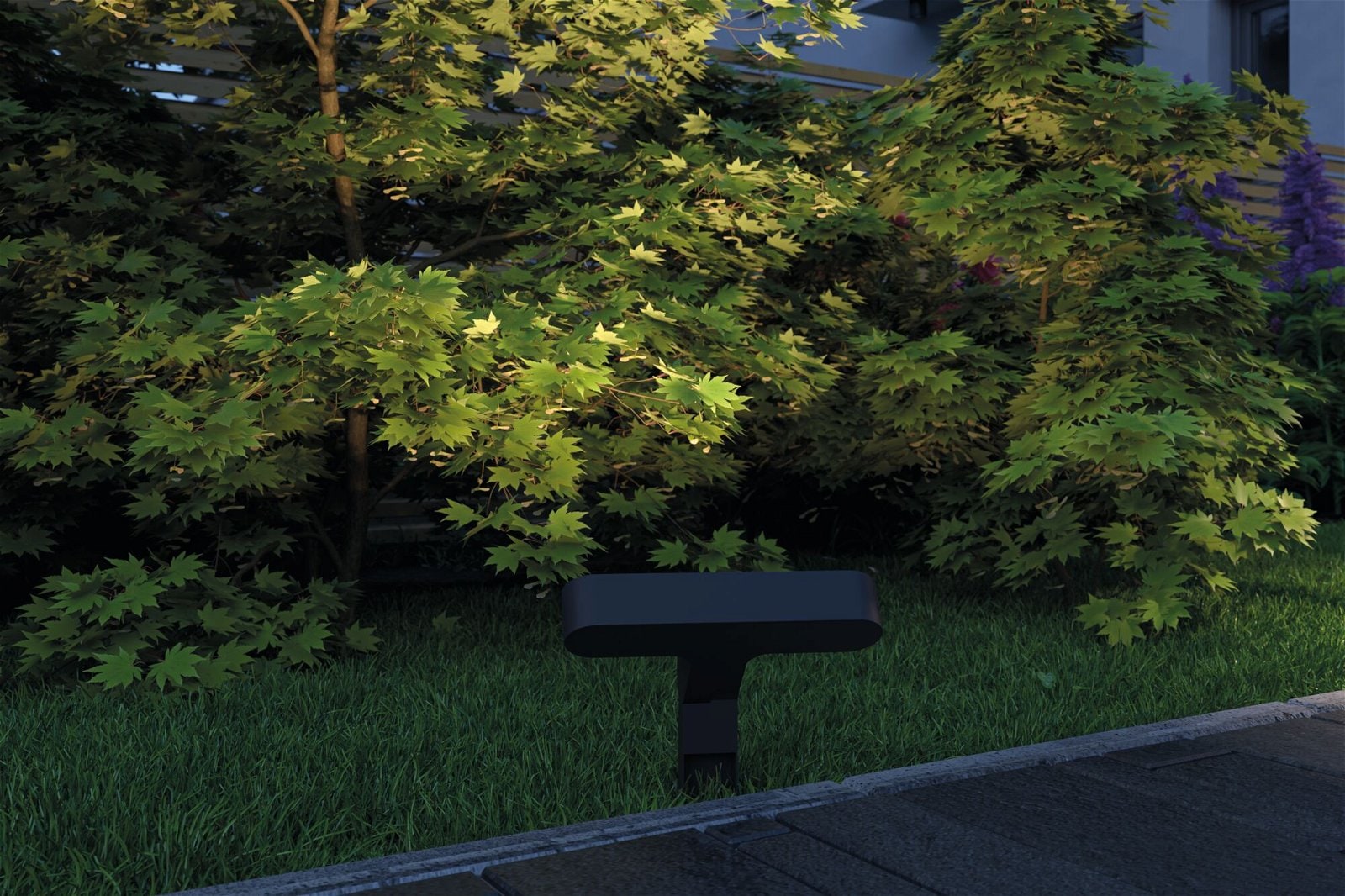 Paulmann LED Gartenstrahler »Plug & Shine Ito IP65 3000K 6W Anthrazit«, 1 flammig, Einzelspot Horizontale Ausrichtung