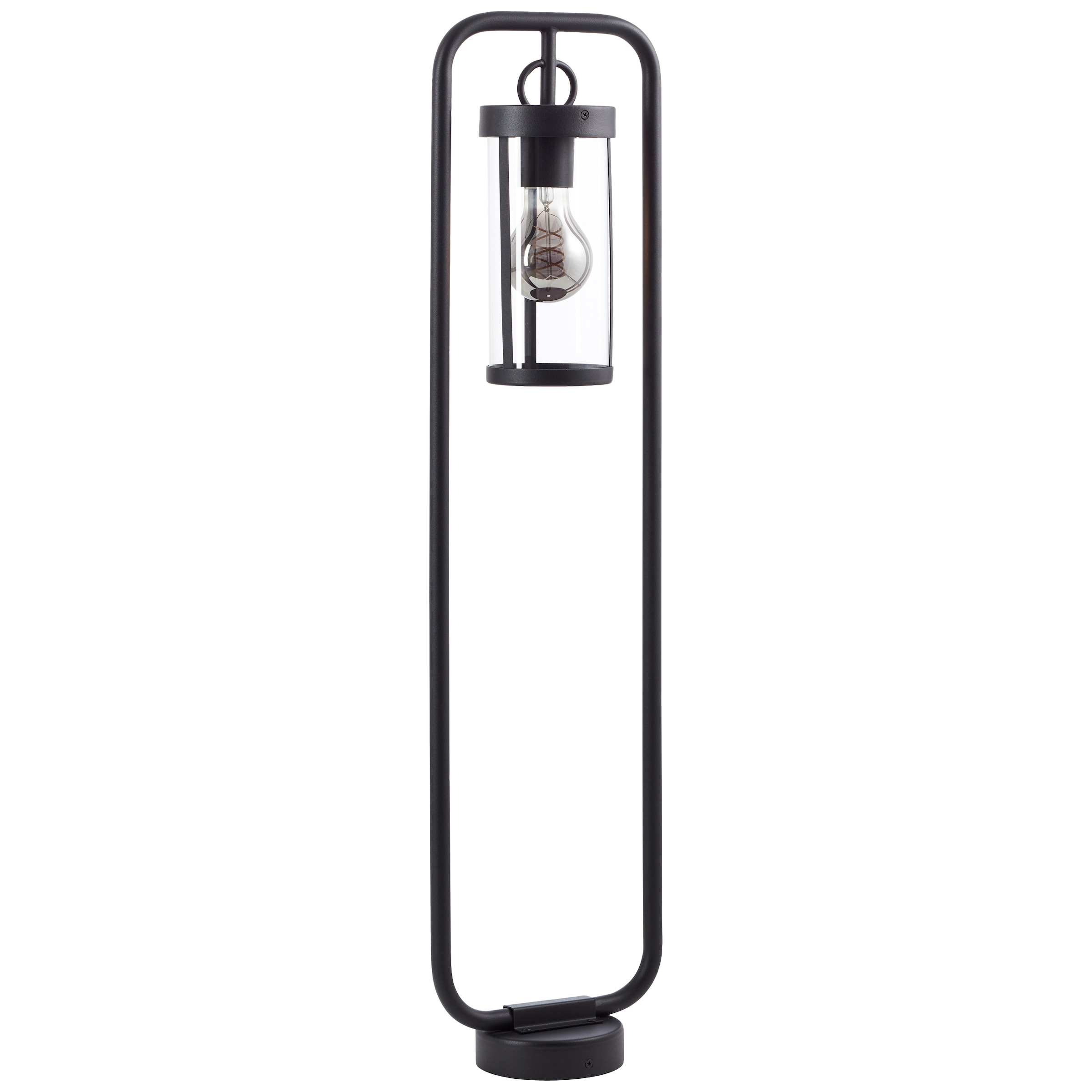 Brilliant Außen-Stehlampe »Sidney«, 1 flammig, Leuchtmittel E27 | ohne Leuchtmittel, Außenstandleuchte, 85 cm, Laterne, E27, Metall/Glas, schwarz
