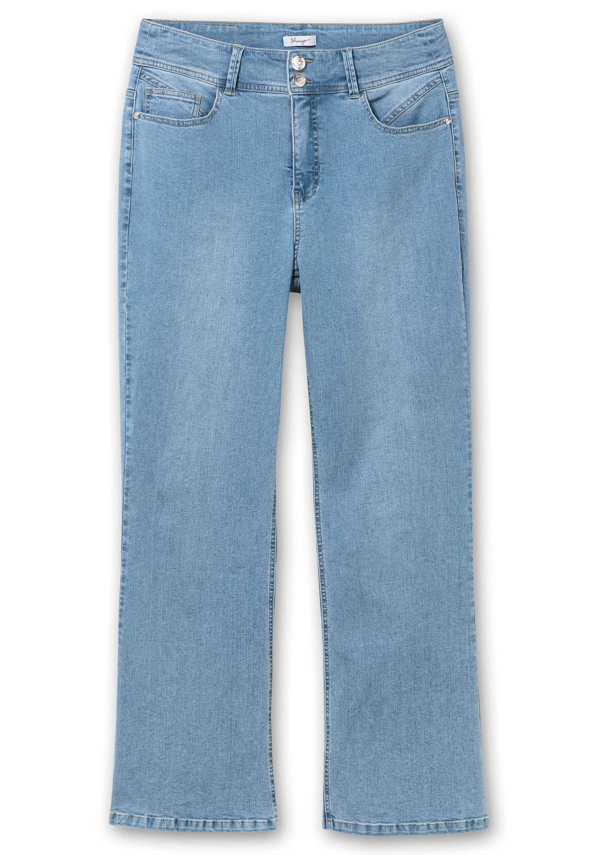 Sheego Bootcut-Jeans »Bootcut-Jeans im Curvy-Schnitt MANUELA«