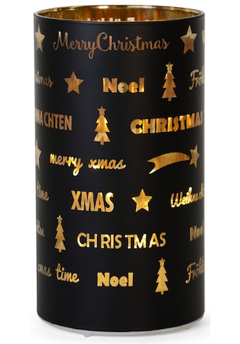 RIFFELMACHER & WEINBERGER LED Windlicht »Fröhliche Weihnachten, Weihnachtsdeko« kaufen