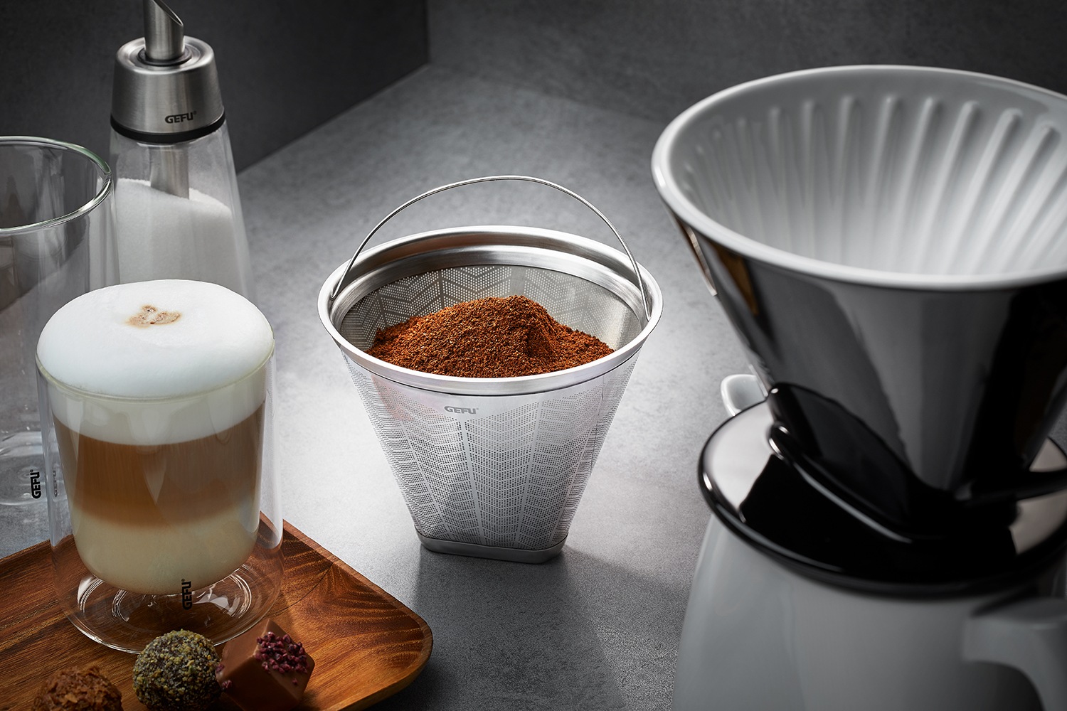 GEFU Permanentfilter »FLAVO« rostbeständig, wiederverwendbar,, passend für Größe 4