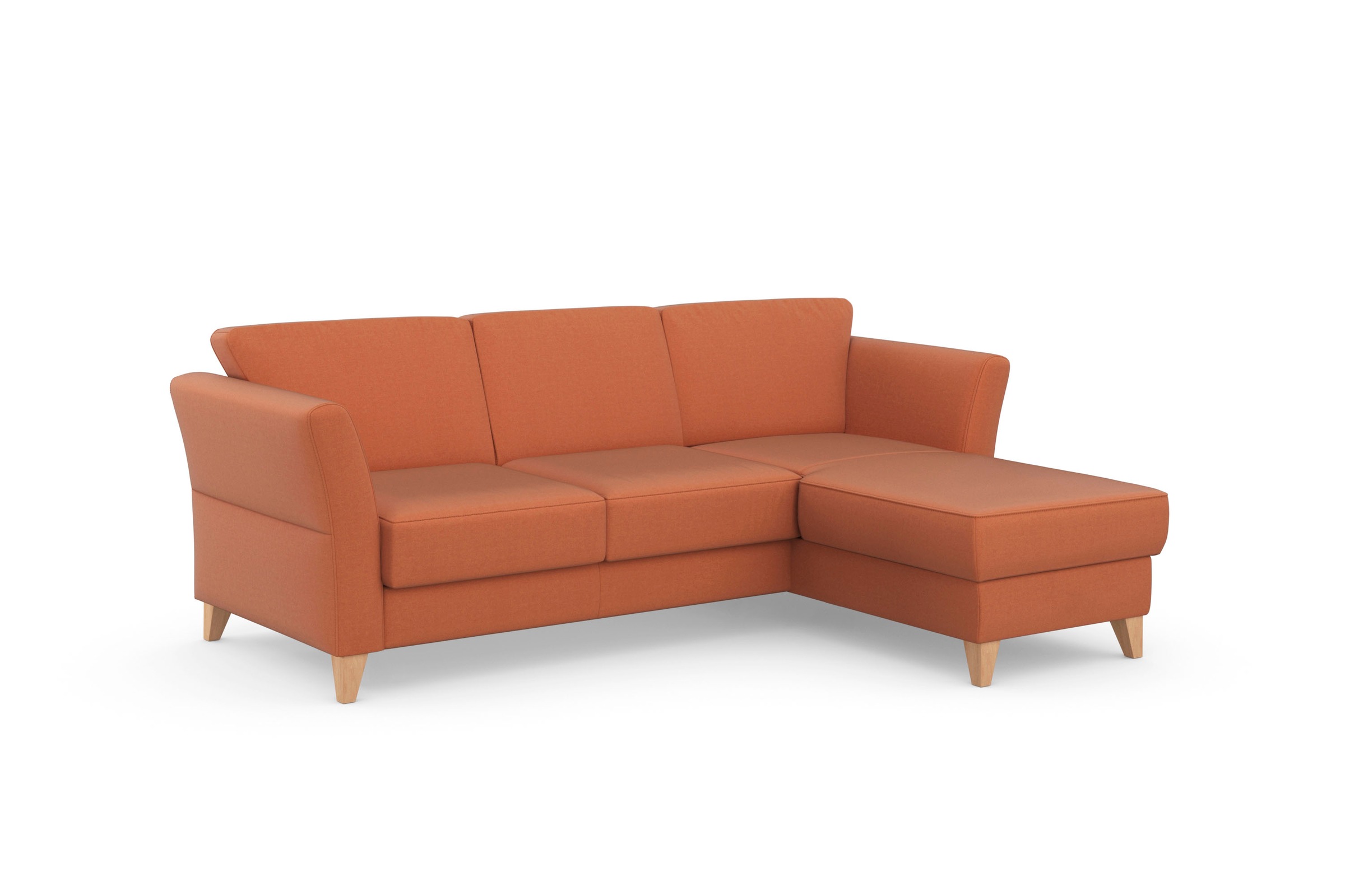 sit&more Ecksofa »Visby L-Form«, Wahlweise mit Bettfunktion und Bettkasten, frei im Raum stellbar