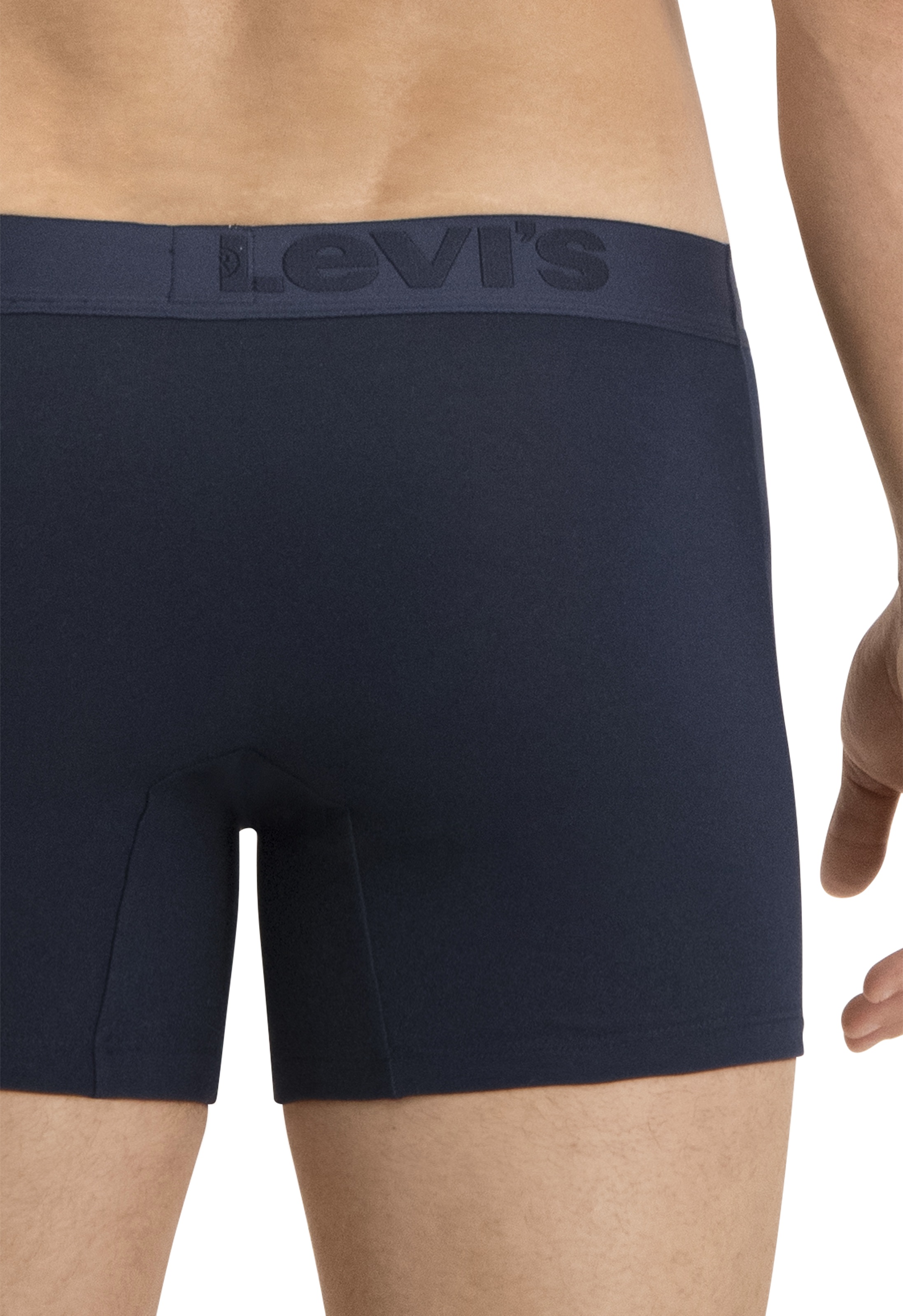 Levi's® Boxershorts »LEVIS MEN PREMIUM BOXER BRIEF 3P«, (3er Pack), mit breitem Logobund