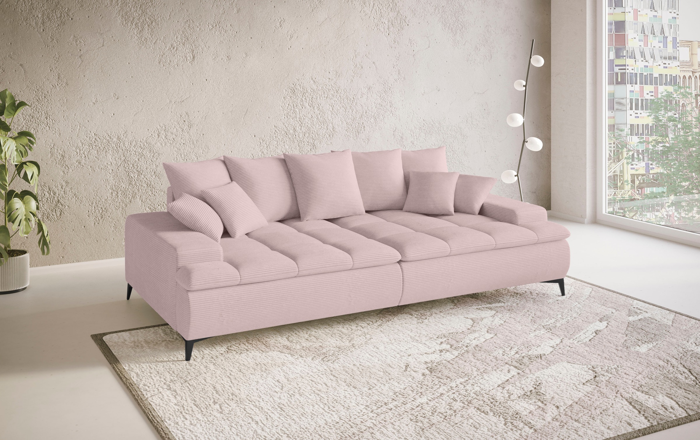 Mr. Couch Big-Sofa »Haiti III«, Mit Kaltschaum, bis 140 kg belastbar