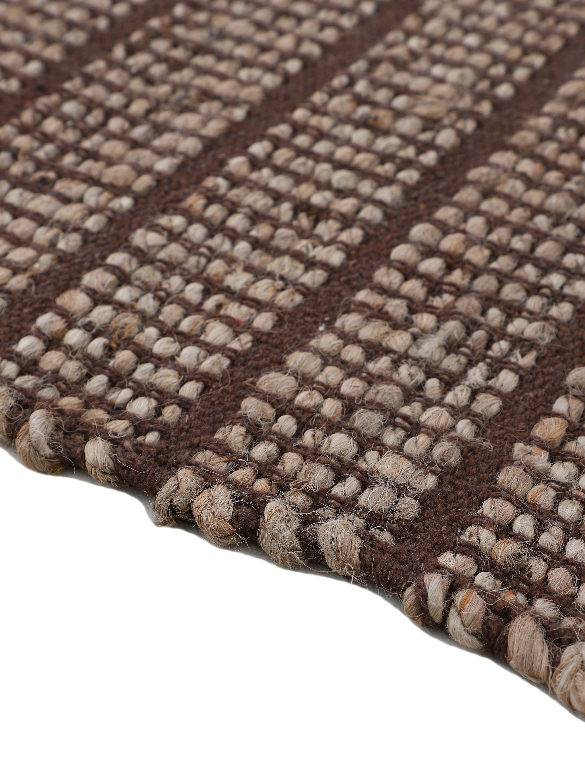 carpetfine Teppich »Lara  , auch als Läufer« rechteckig 6 mm Höhe handgearbeitet, Wendeteppich aus 70% Jute/Baumwolle, Wohnzimmer