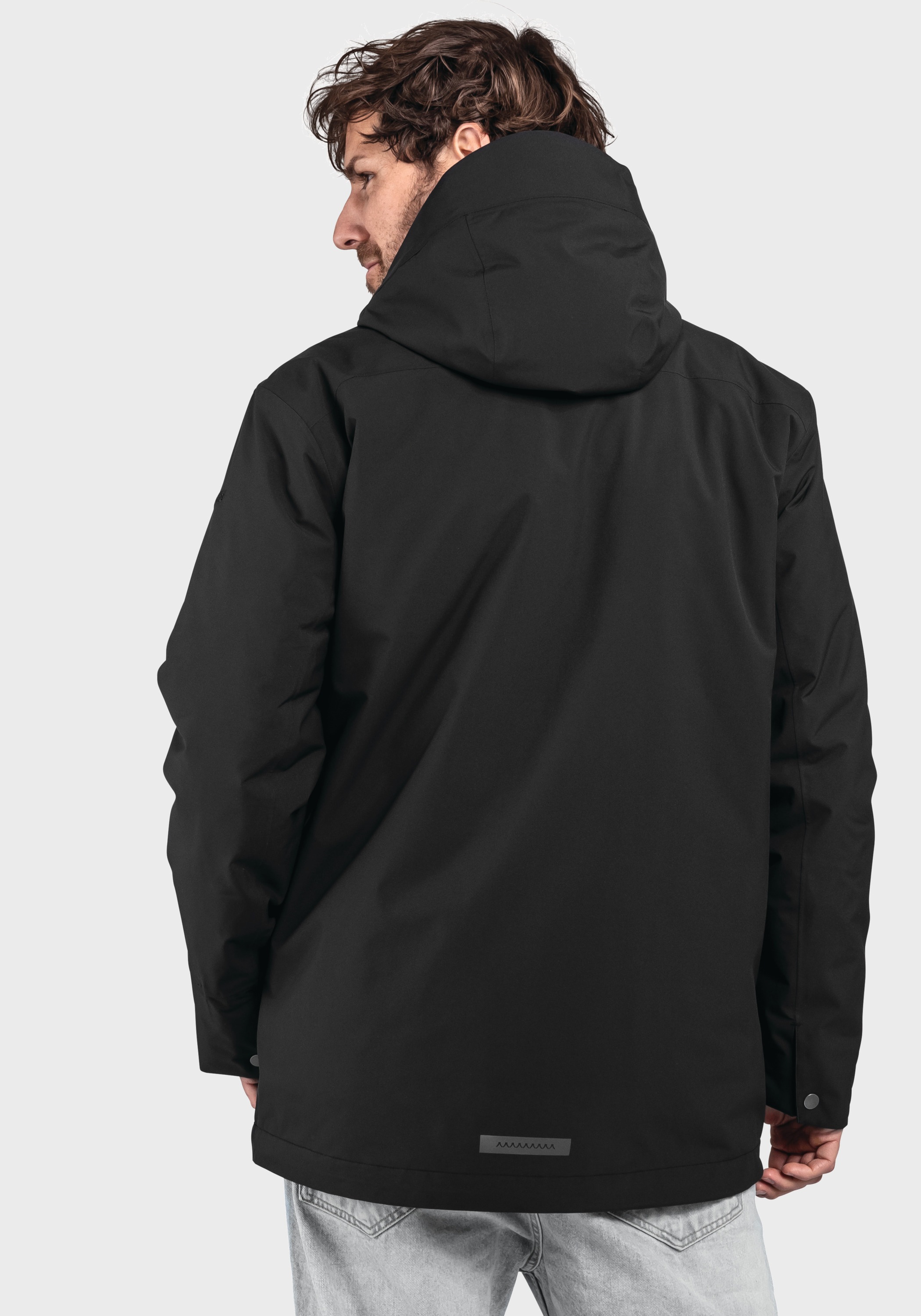 Schöffel Doppeljacke »Urban 3in1 Parka Style Borkol MNS«, mit Kapuze