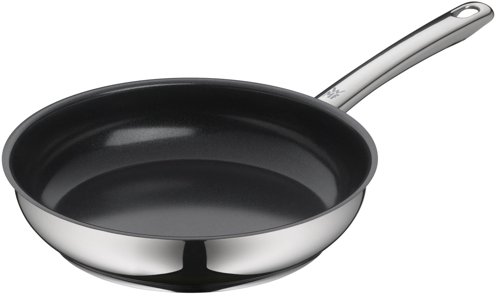WMF Pfannen-Set »Devil, Bratpfannen Induktion, robuste keramische Antihaftversiegelung« Cromargan® Edelstahl Rostfrei 18/10 Set, 2x Pfannen Ø 24/28 cm, 2 Stk. tlg. für alle Herdarten geeignet, ergonomischer Edelstahlgriff