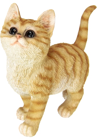 I.GE.A. Dekofigur »Katze«, getigerte Katzenfigur, Tierfigur kaufen