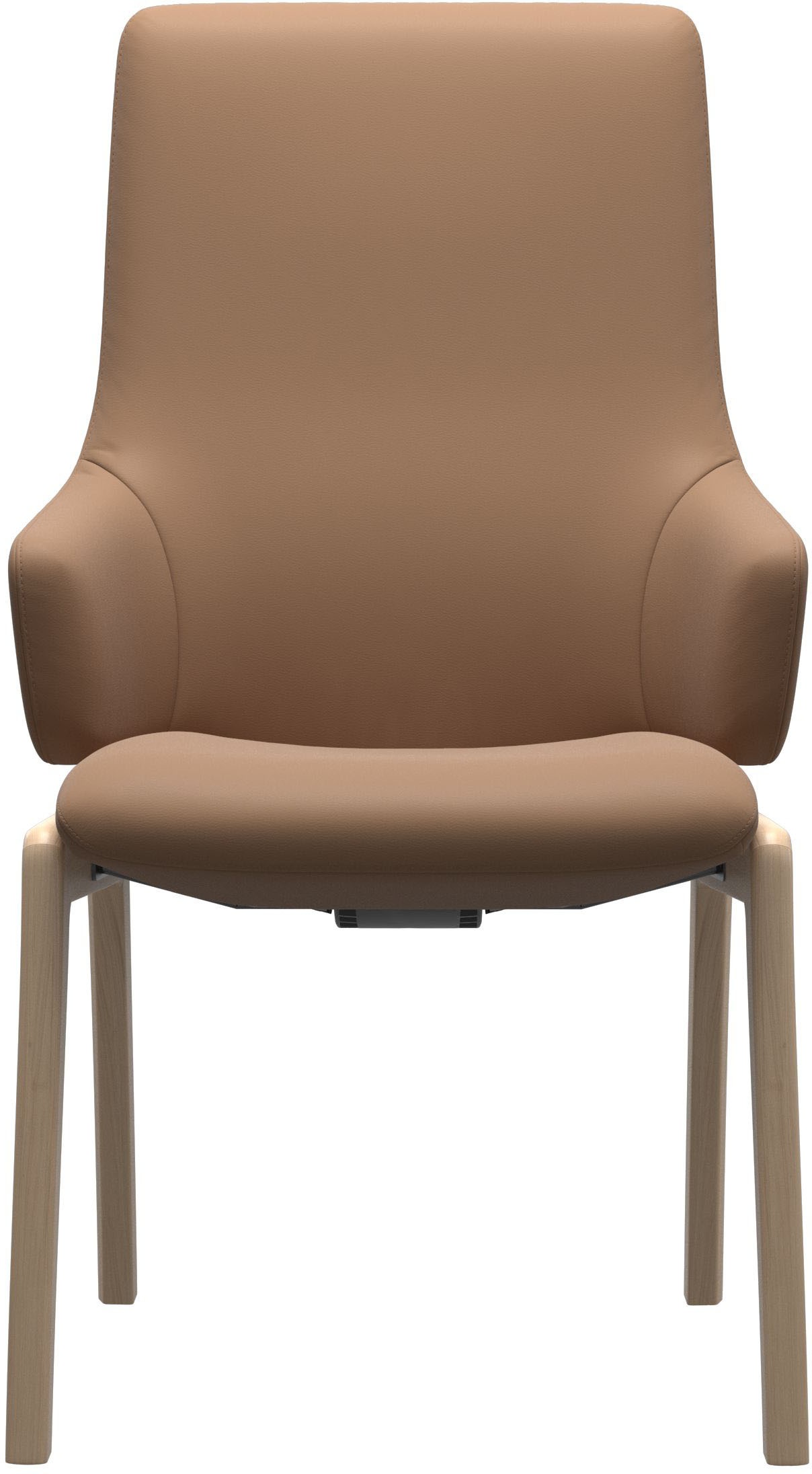 Stressless® Polsterstuhl »Laurel«, Leder BATICK, High Back mit Armlehne, Größe L, mit abgerundeten Beinen in Eiche