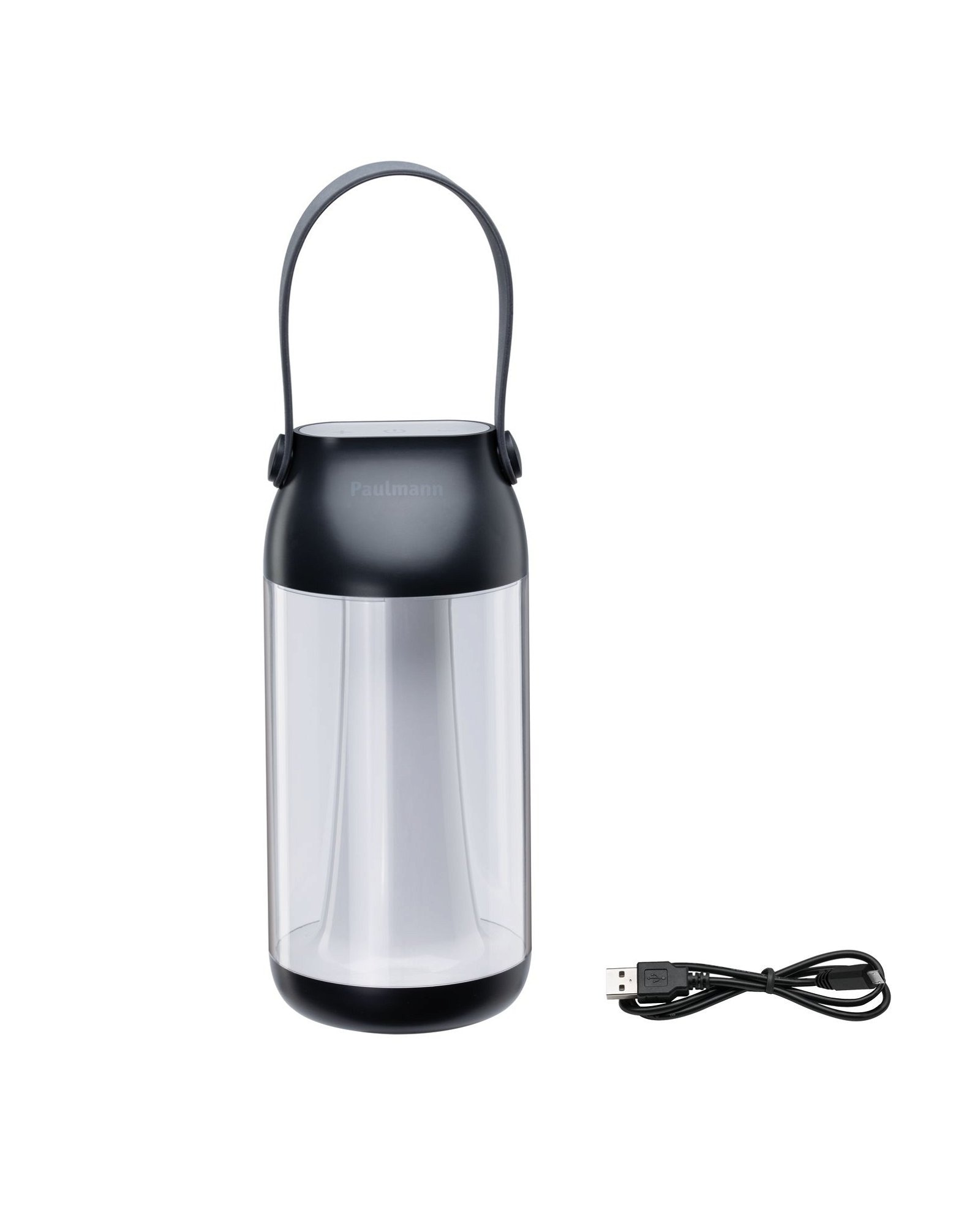 Paulmann LED Außen-Tischleuchte »Akkuleuchte Cupulino IP44 3000K Transparent, Anthrazit«, 1 flammig, dimmbar