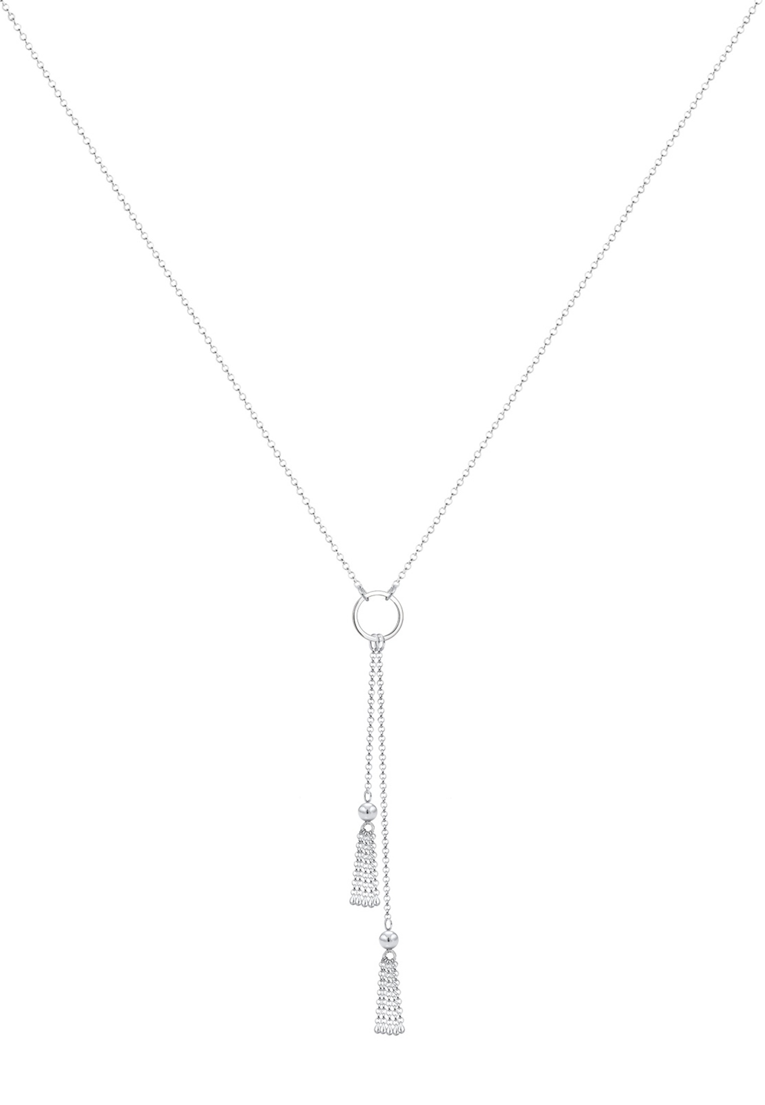 Elli Y-Kette »Halskette Y-Kette Kugel Design 925 Sterling Silber«
