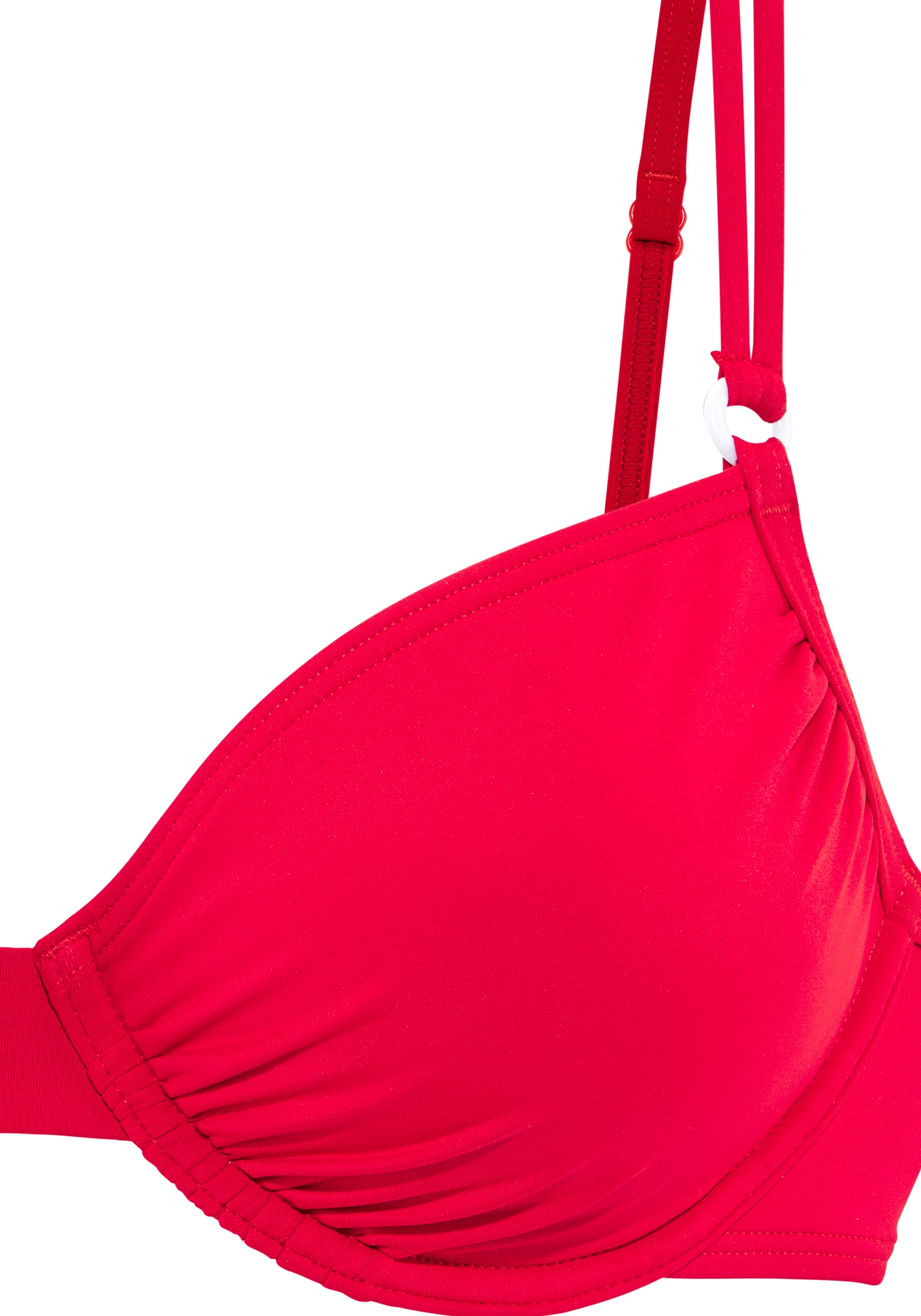 s.Oliver Bügel-Bikini-Top »Beverly« mit kontrastfarbigen Zierringen