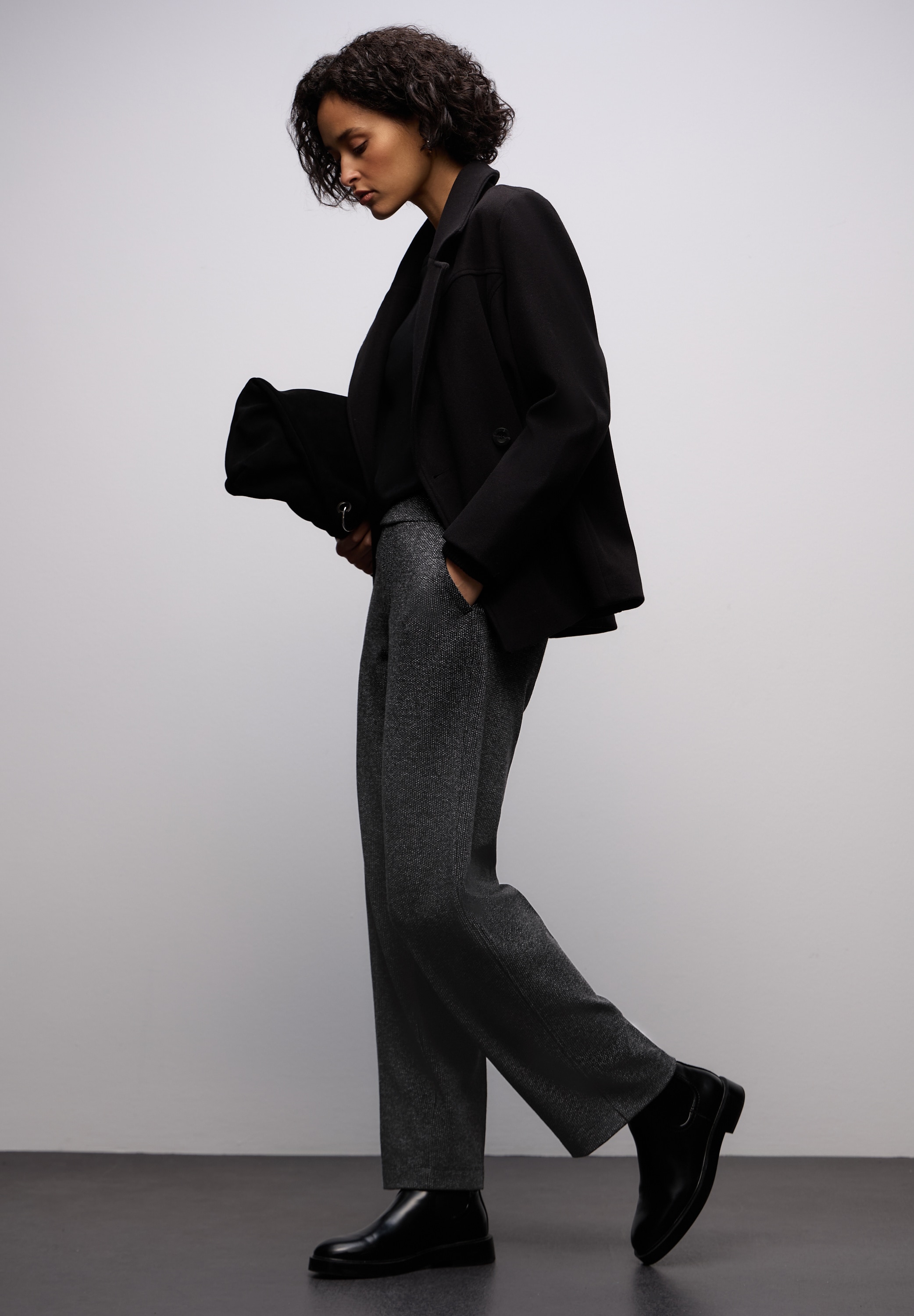 STREET ONE Webhose  mit elastischem Bund