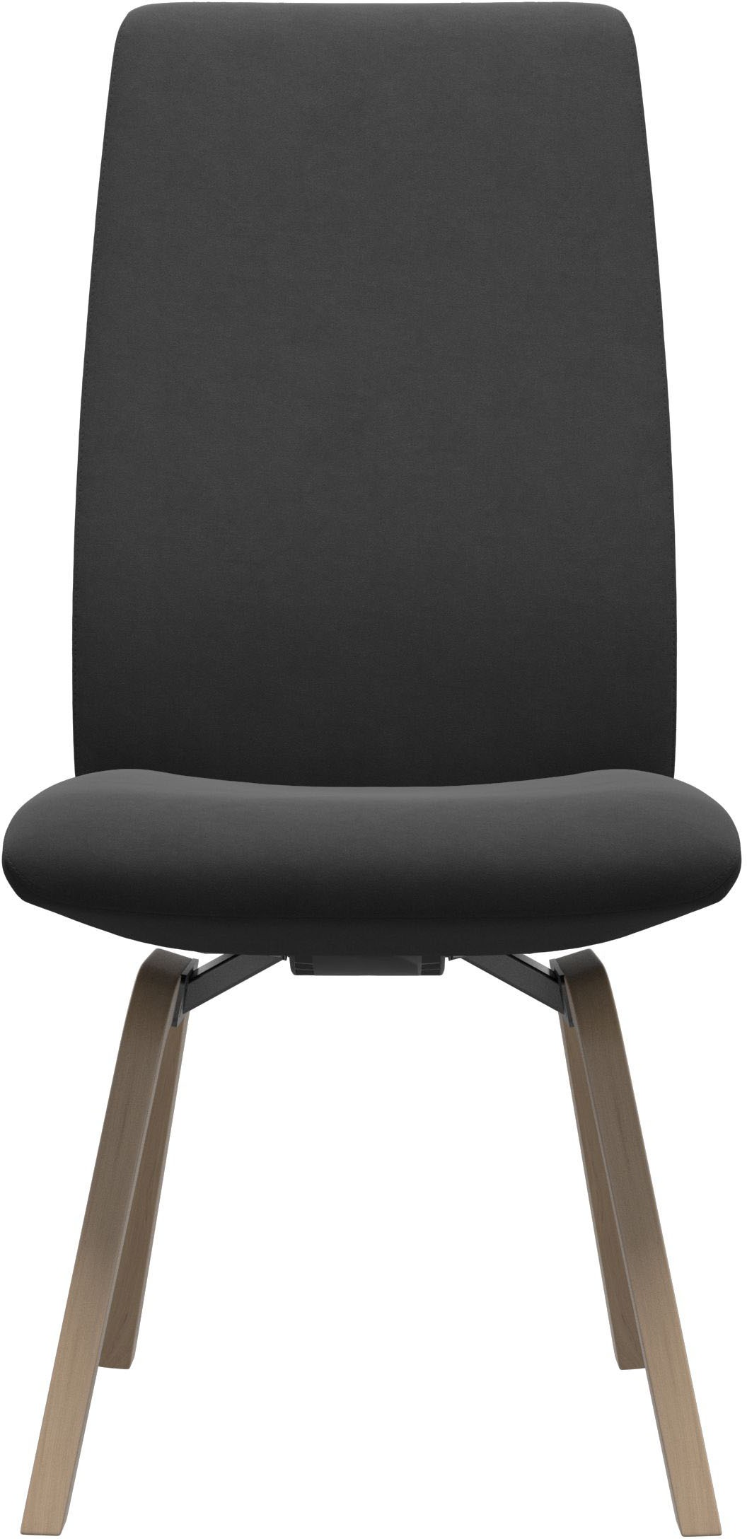 Stressless® Polsterstuhl »Laurel«, Microfaser DINAMICA, High Back, Größe L, mit schräggestellten Beinen in Eiche natur