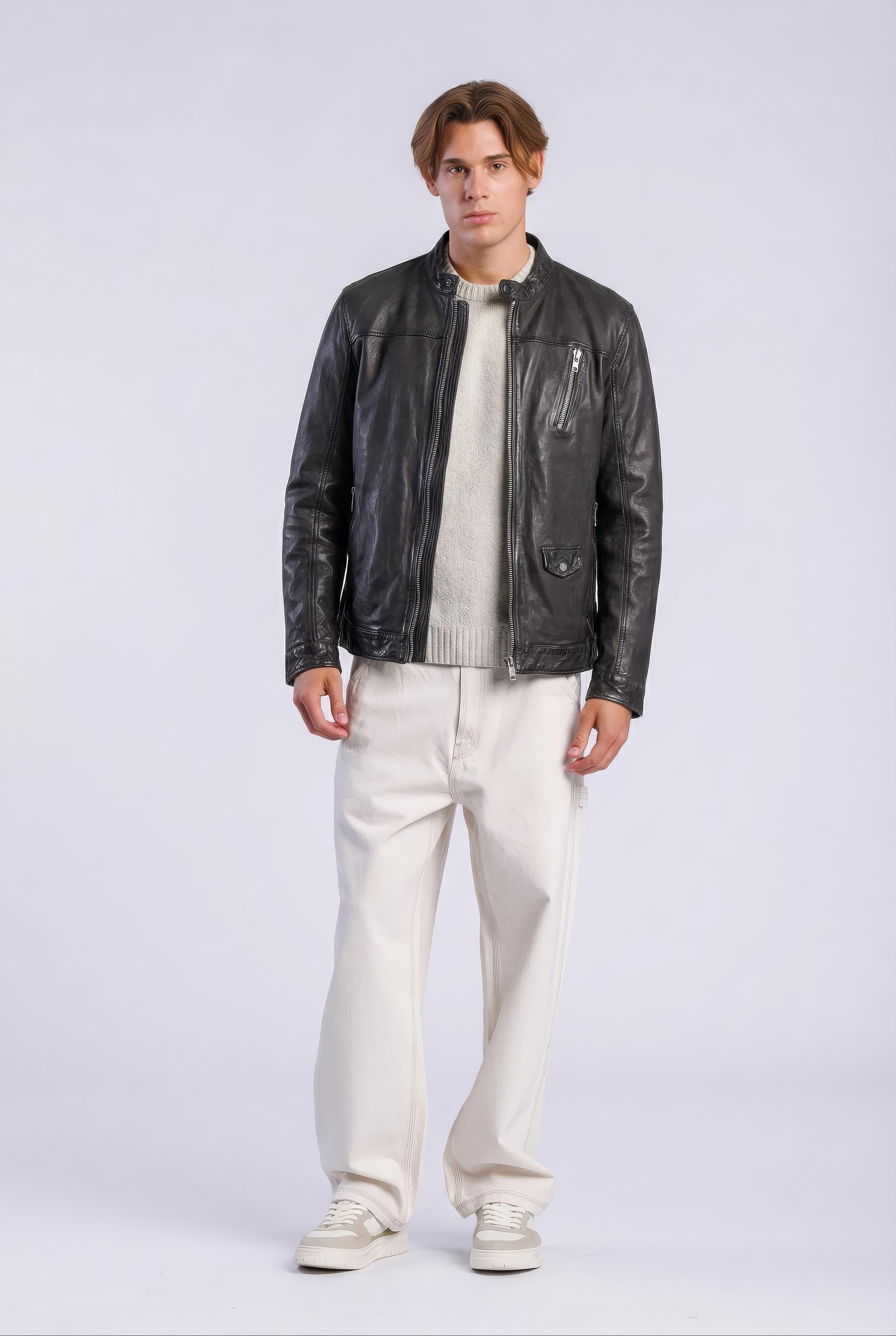Freaky Nation Lederjacke »Fiero-FN«