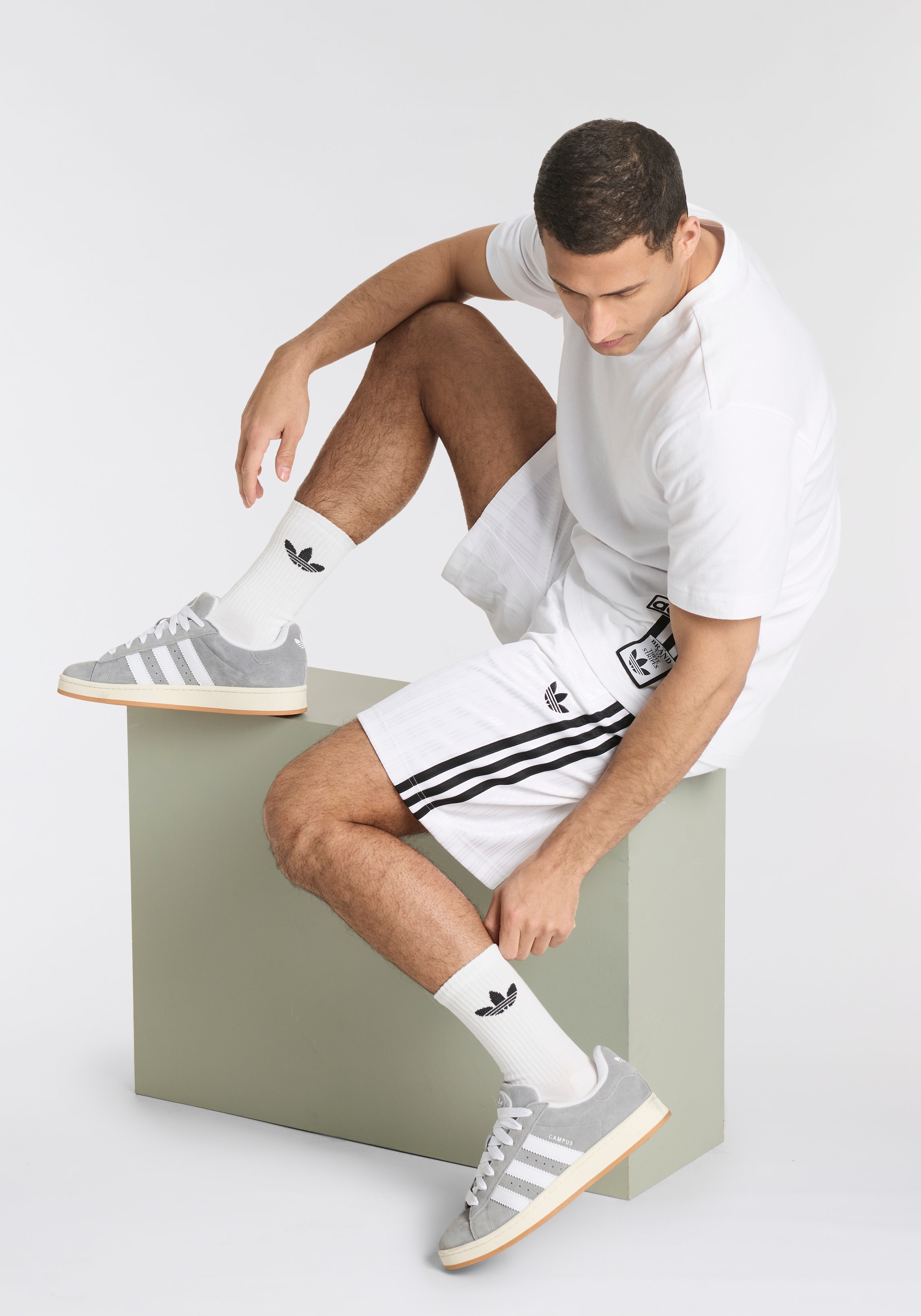 adidas Originals Sportsocken »TREFOIL CUSHION CREW SOCKEN, 3 PAAR«, (3 Paar)